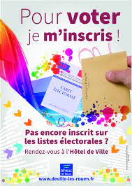 Inscription listes électorales flyer