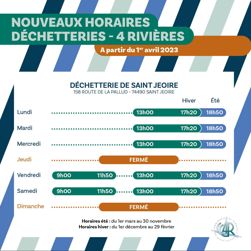 Dechetterie St Jeoire nouveaux horaires 010423.png