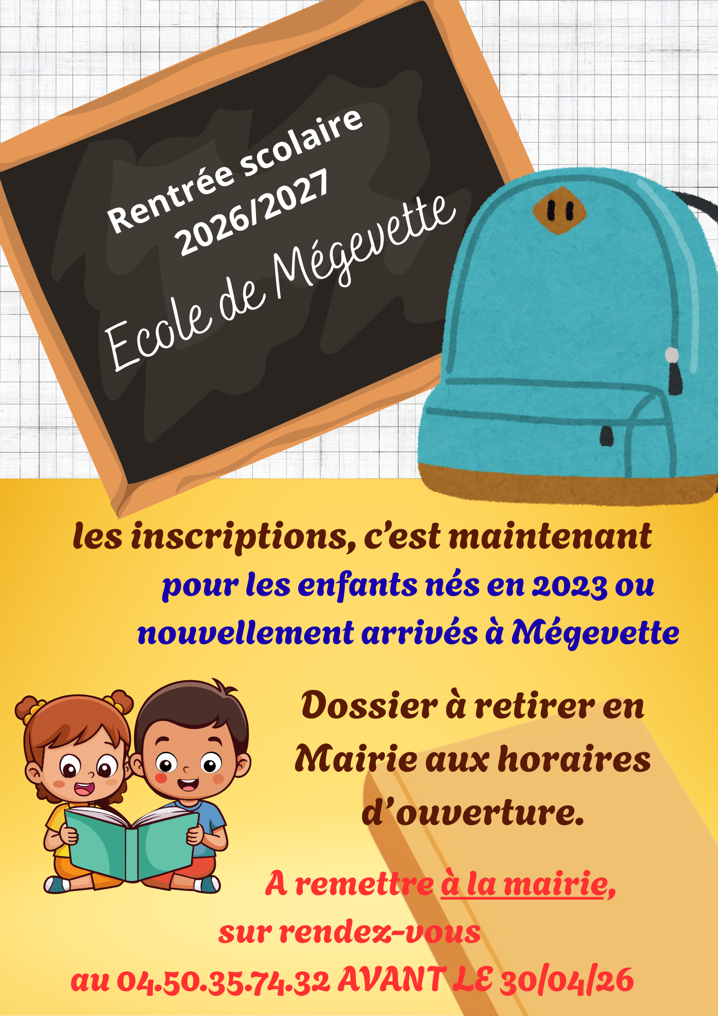 Inscriptions Scolaires
