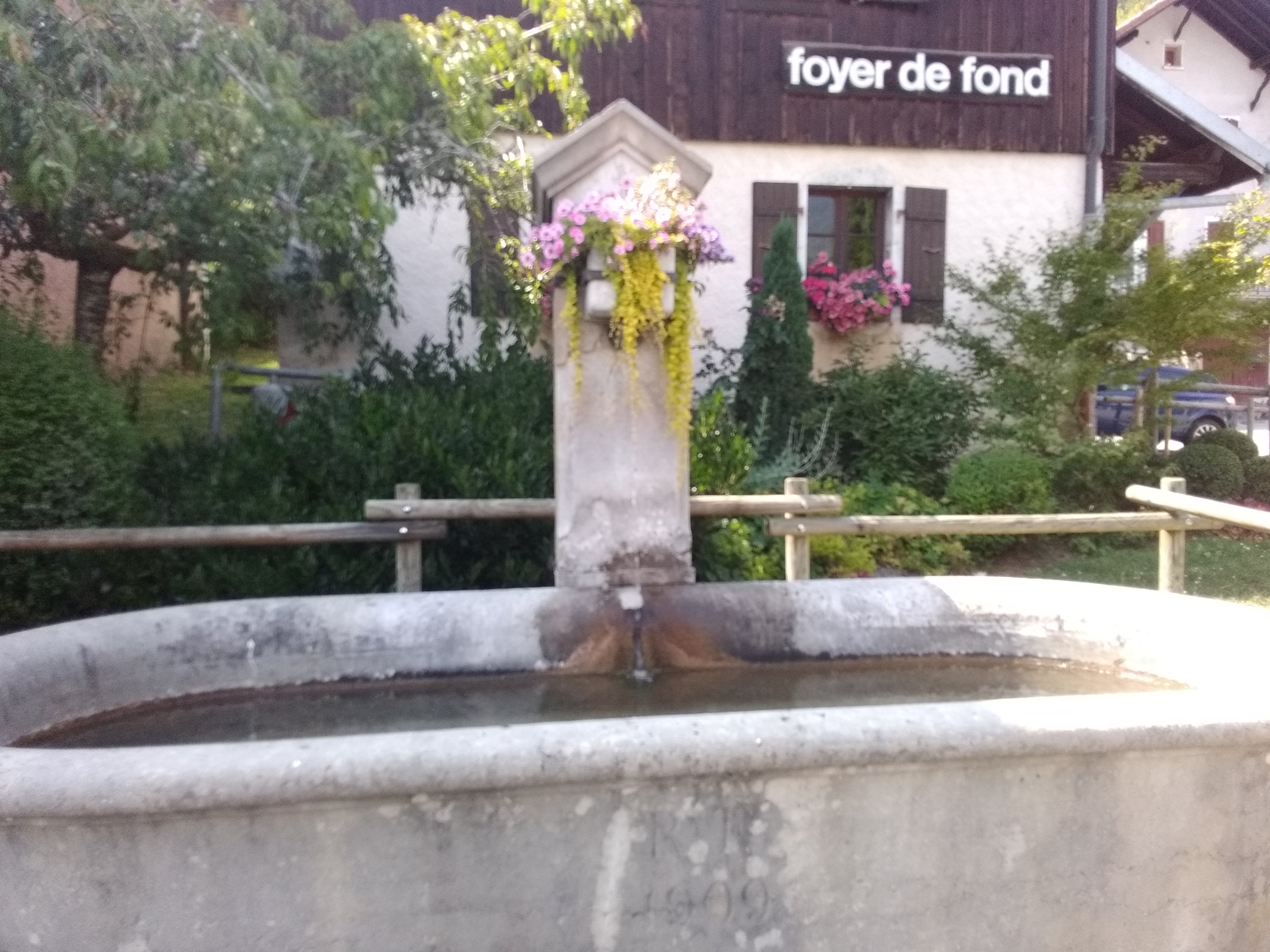 bassin foyer de fond