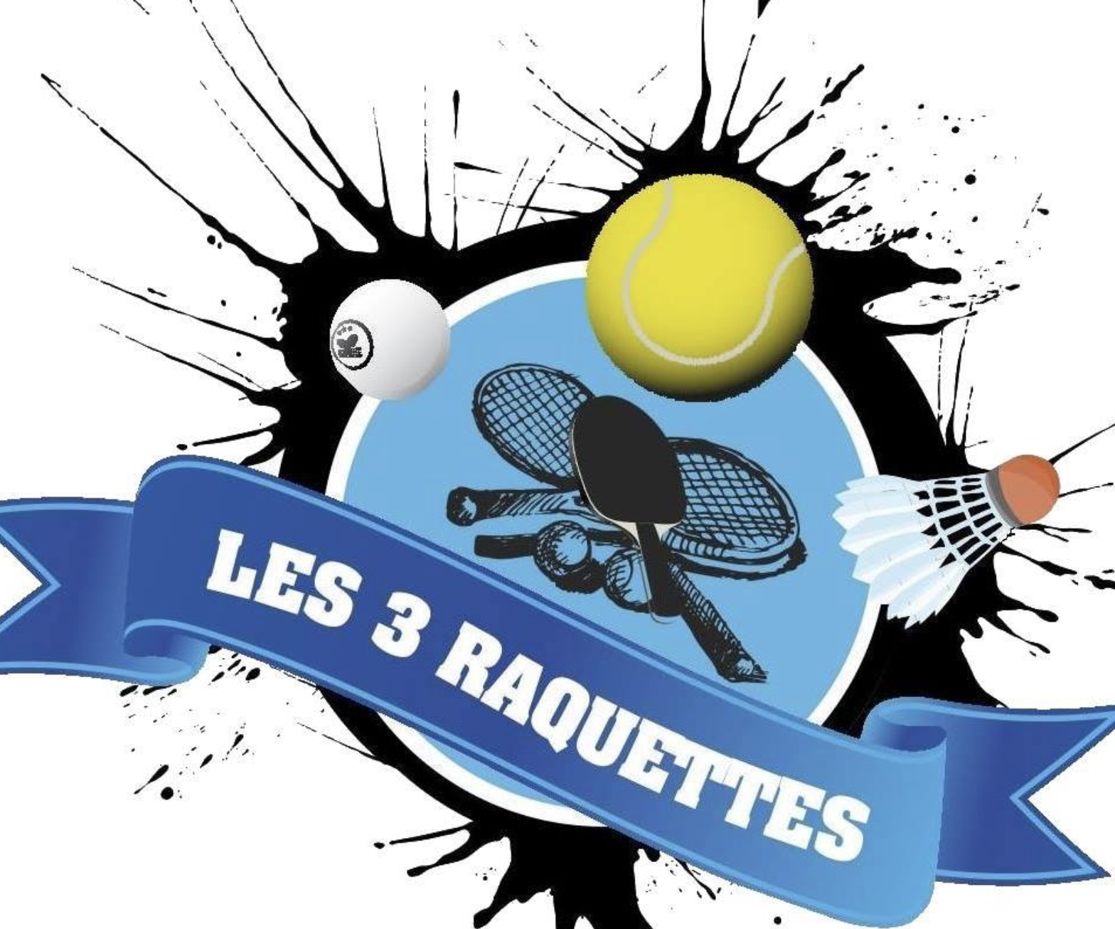 logo les 3 raquettes
