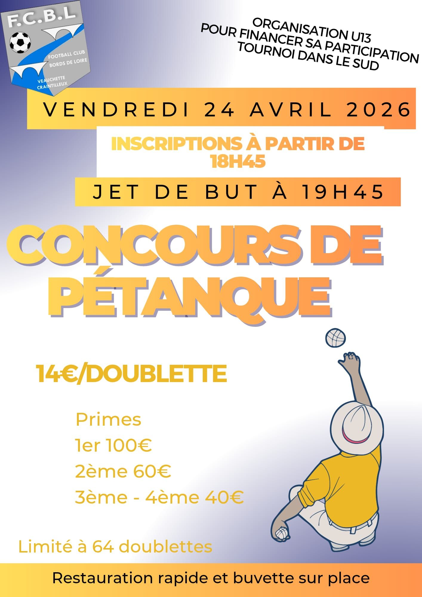FCBL Concours de pétanque