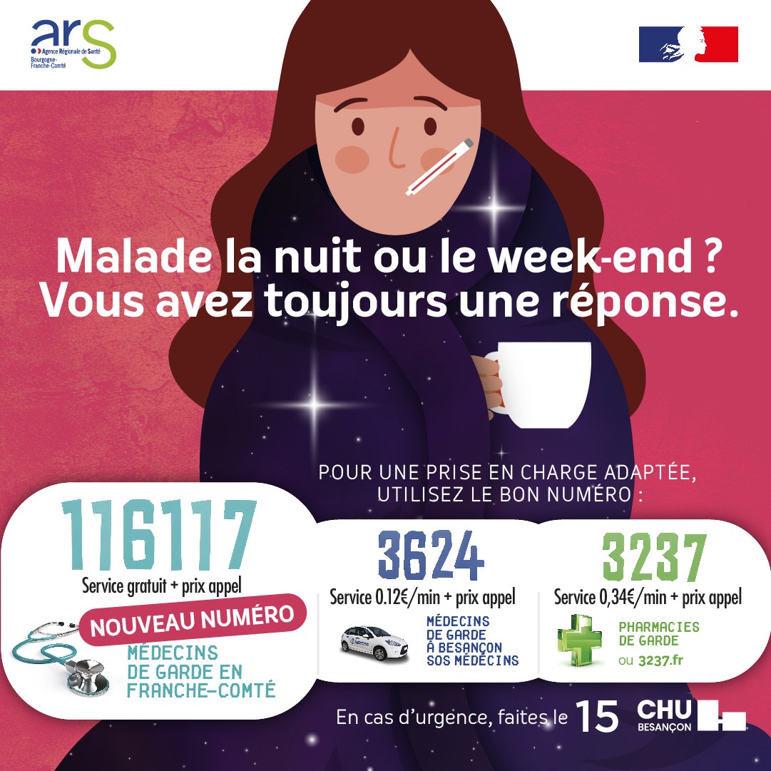 Malade la nuit où le week-end ? - SAULX