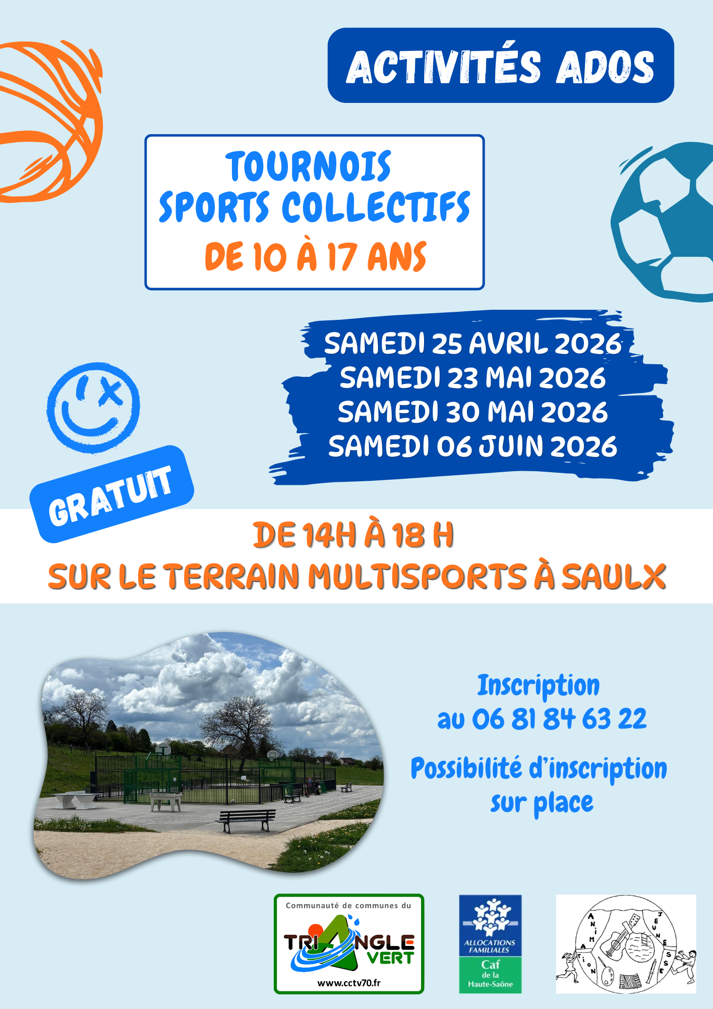 Activités sportives à l'espace sportif de SAULX