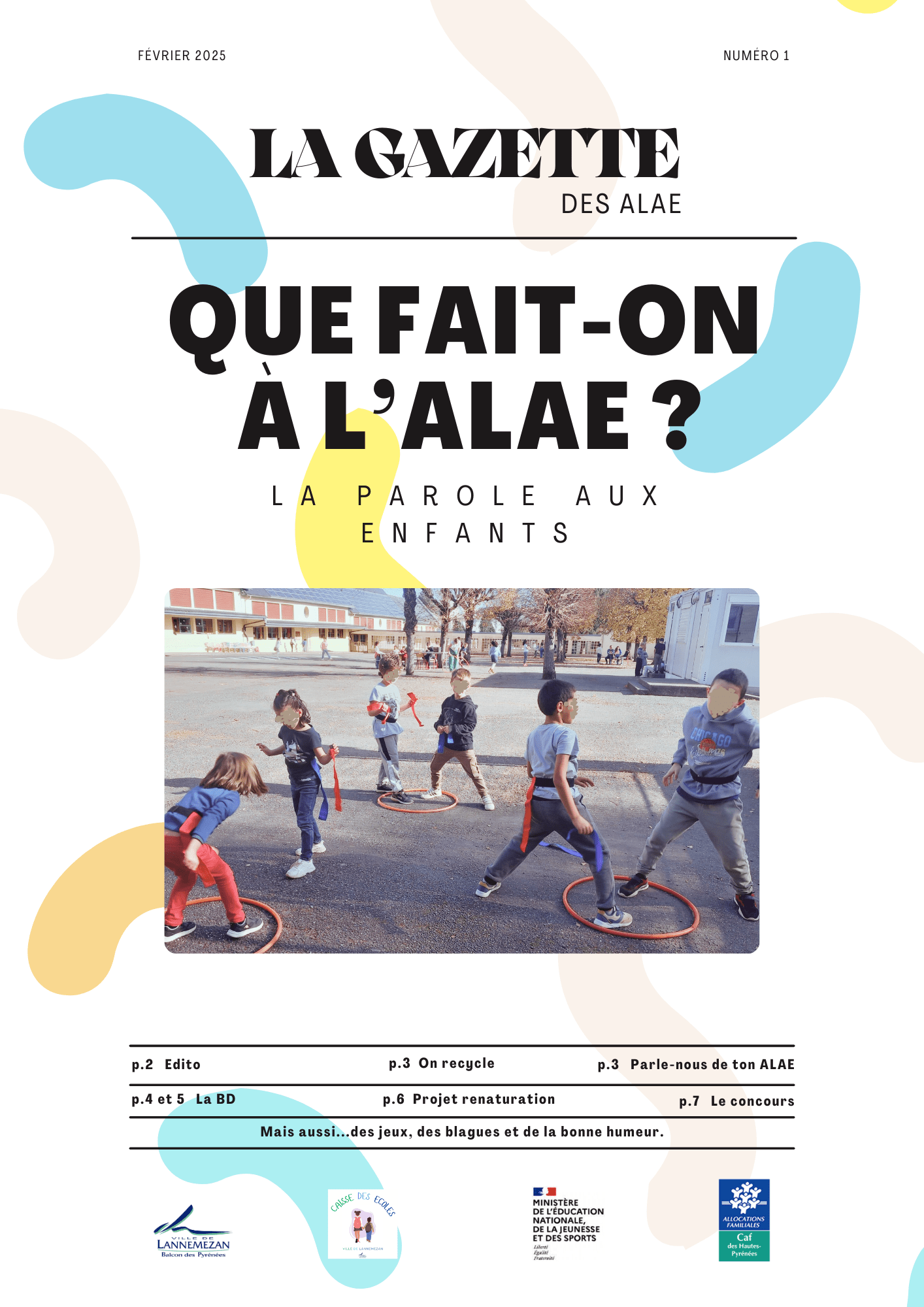 Une de La Gazette numéro 1.png