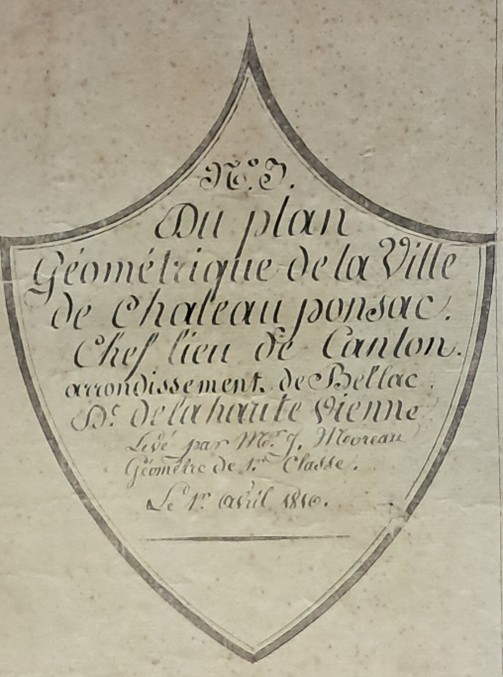 cartouche plan géométrique Châteauponsac 1810.jpg