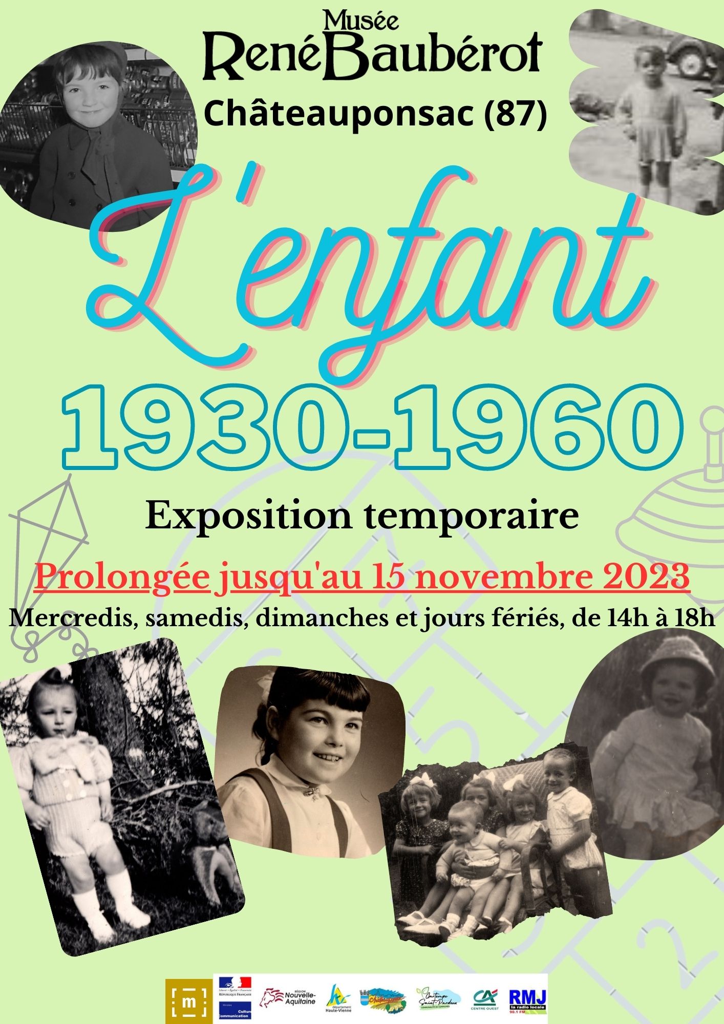 affiche prolongation exposition temporaire L_enfant 1930-1960.jpg