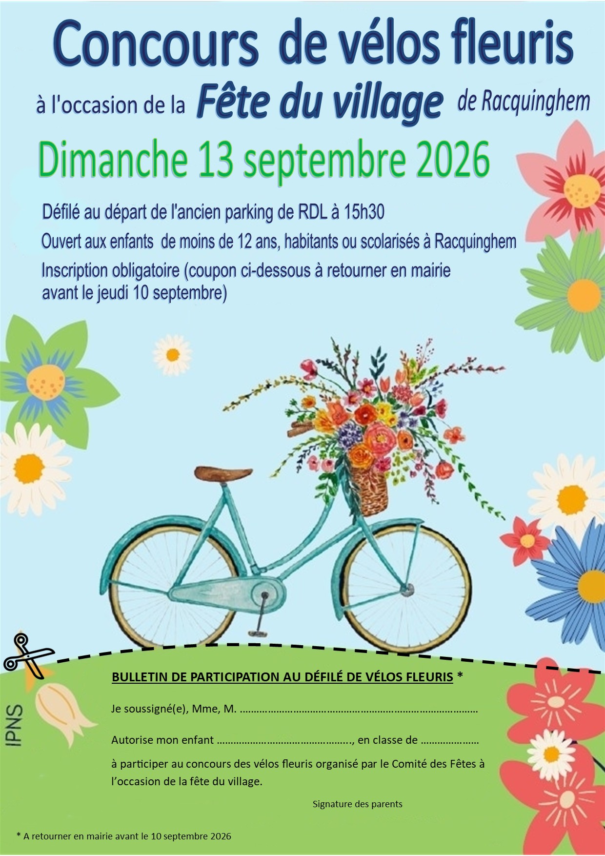 🚲🌸 Concours de vélos fleuris 2026 🌸🚲