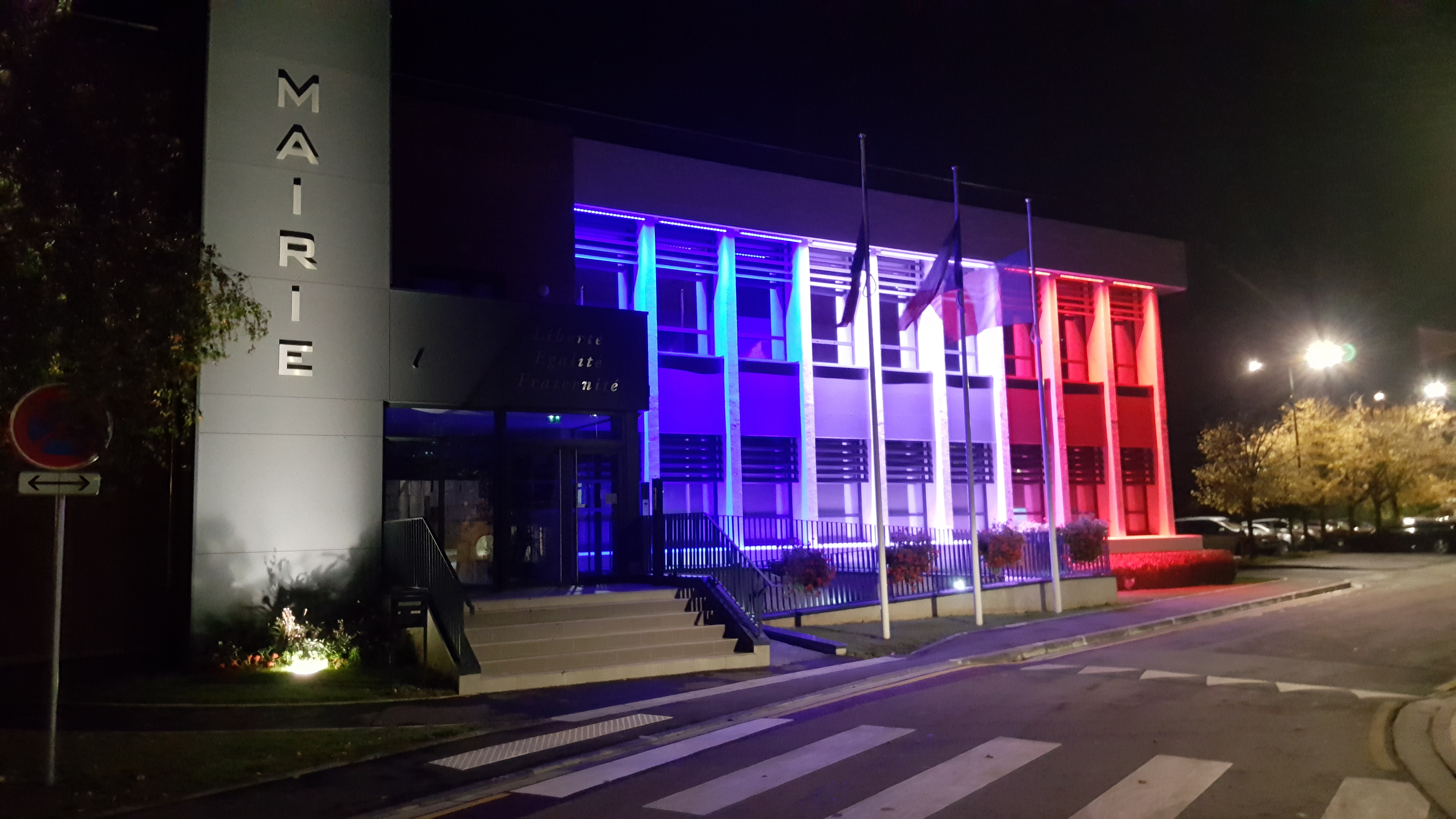 Mairie nuit