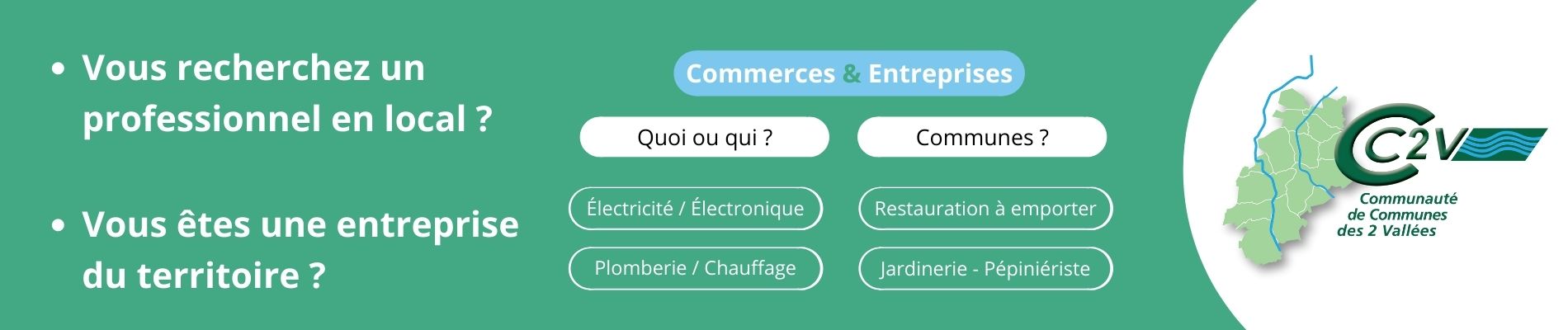 Annuaire des entreprises - Bas de page