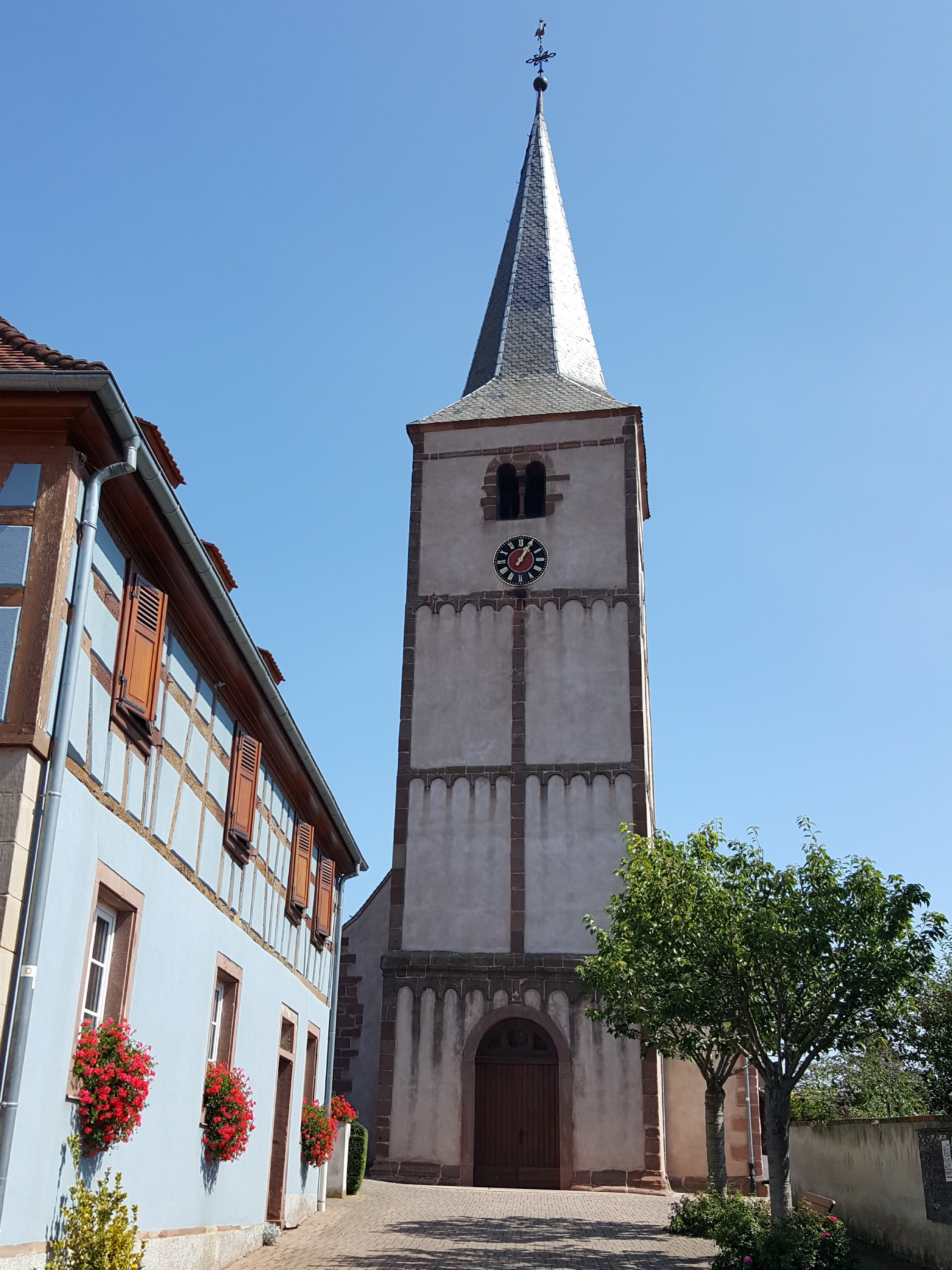 Vue rue de l'église