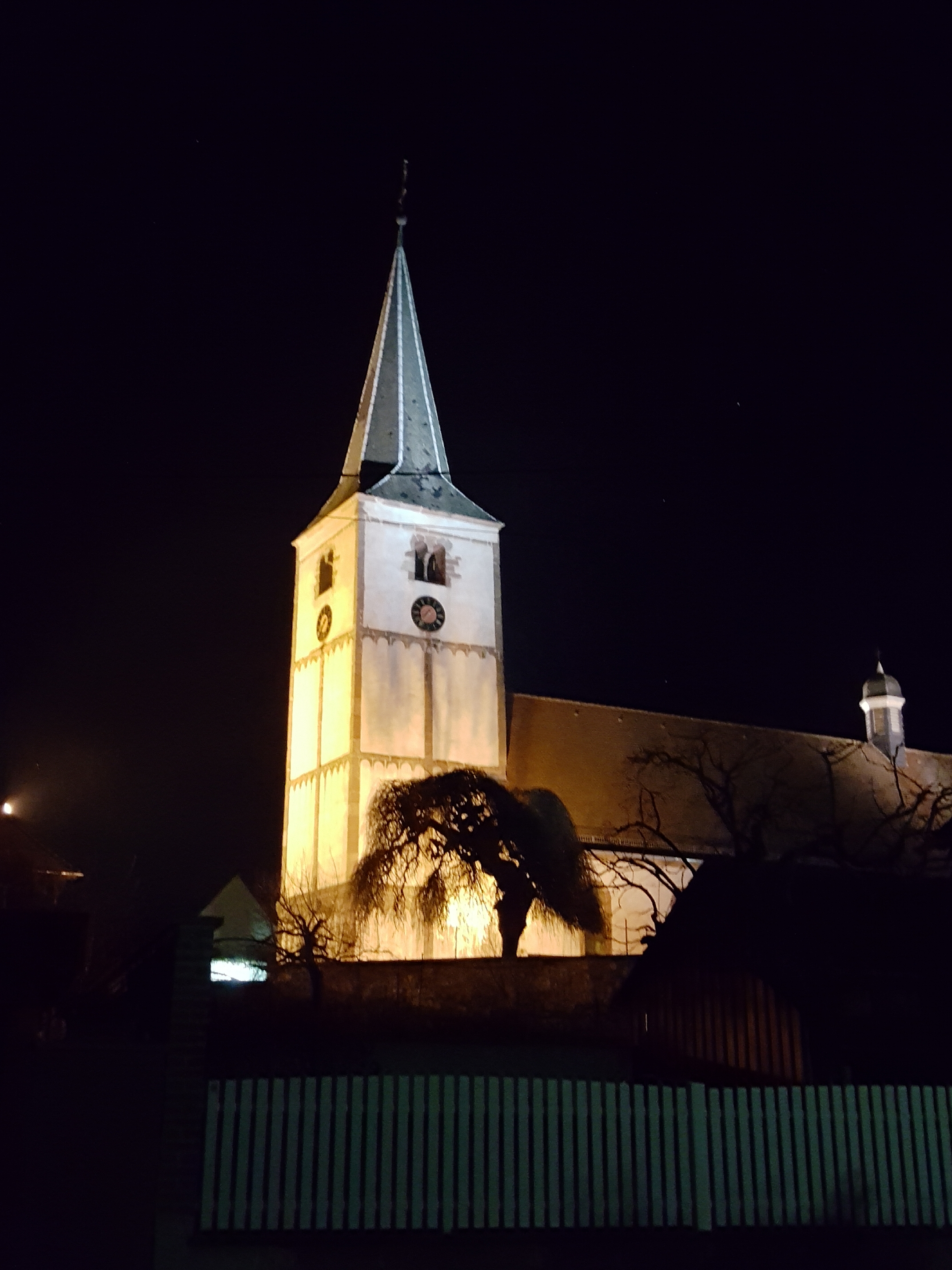 Eglise la nuit