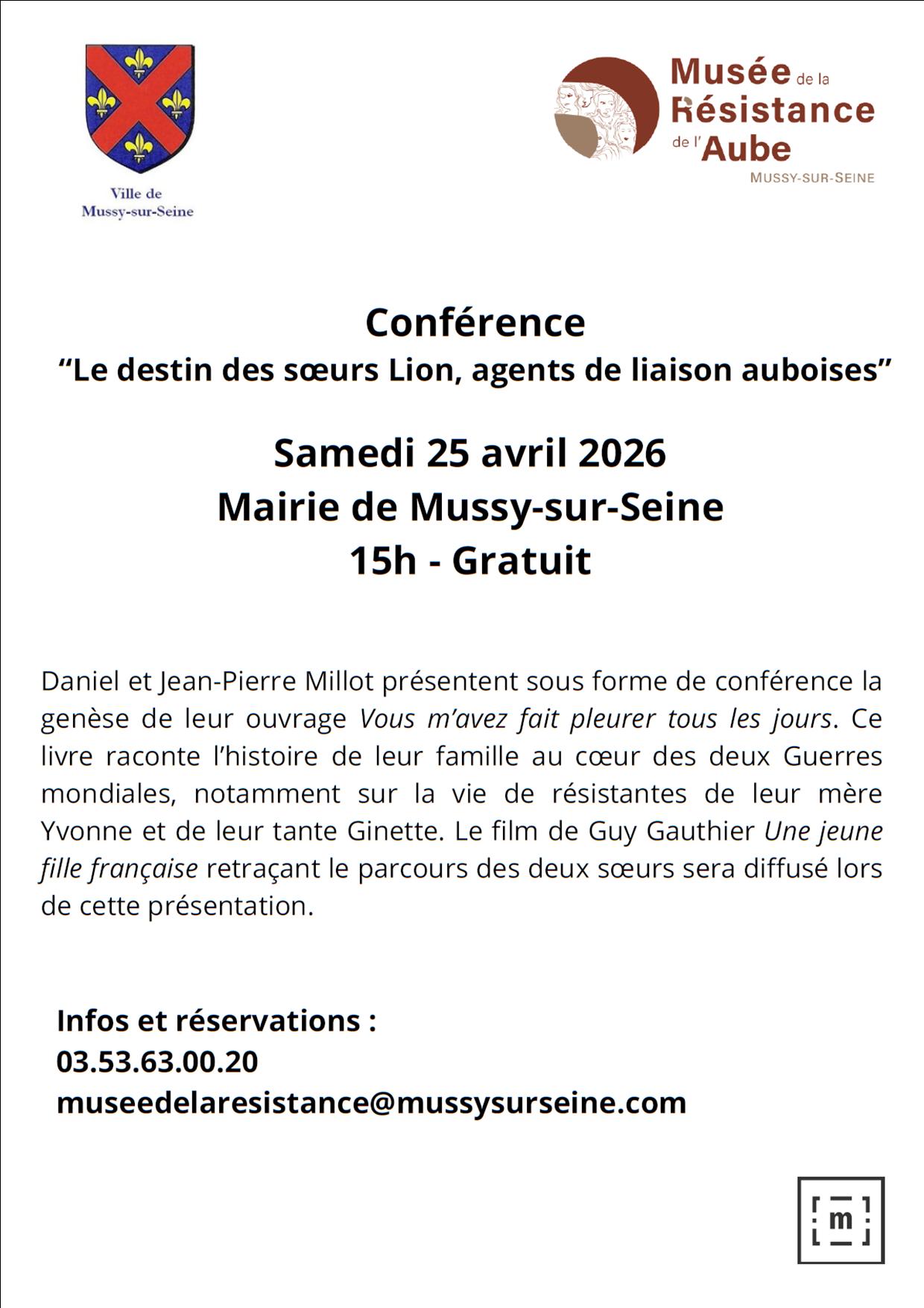 Conférence soeurs Lion avril 26.jpg