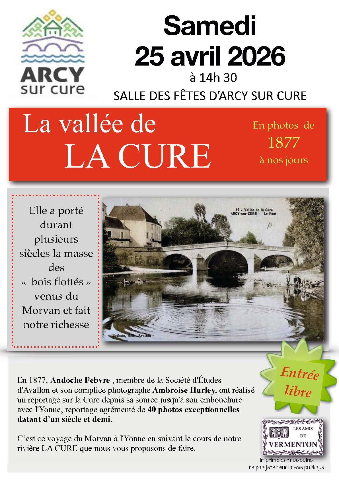 LA CURE AFFICHE. ARCY sur cure.jpg