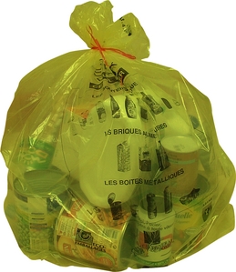 Sac jaune tri