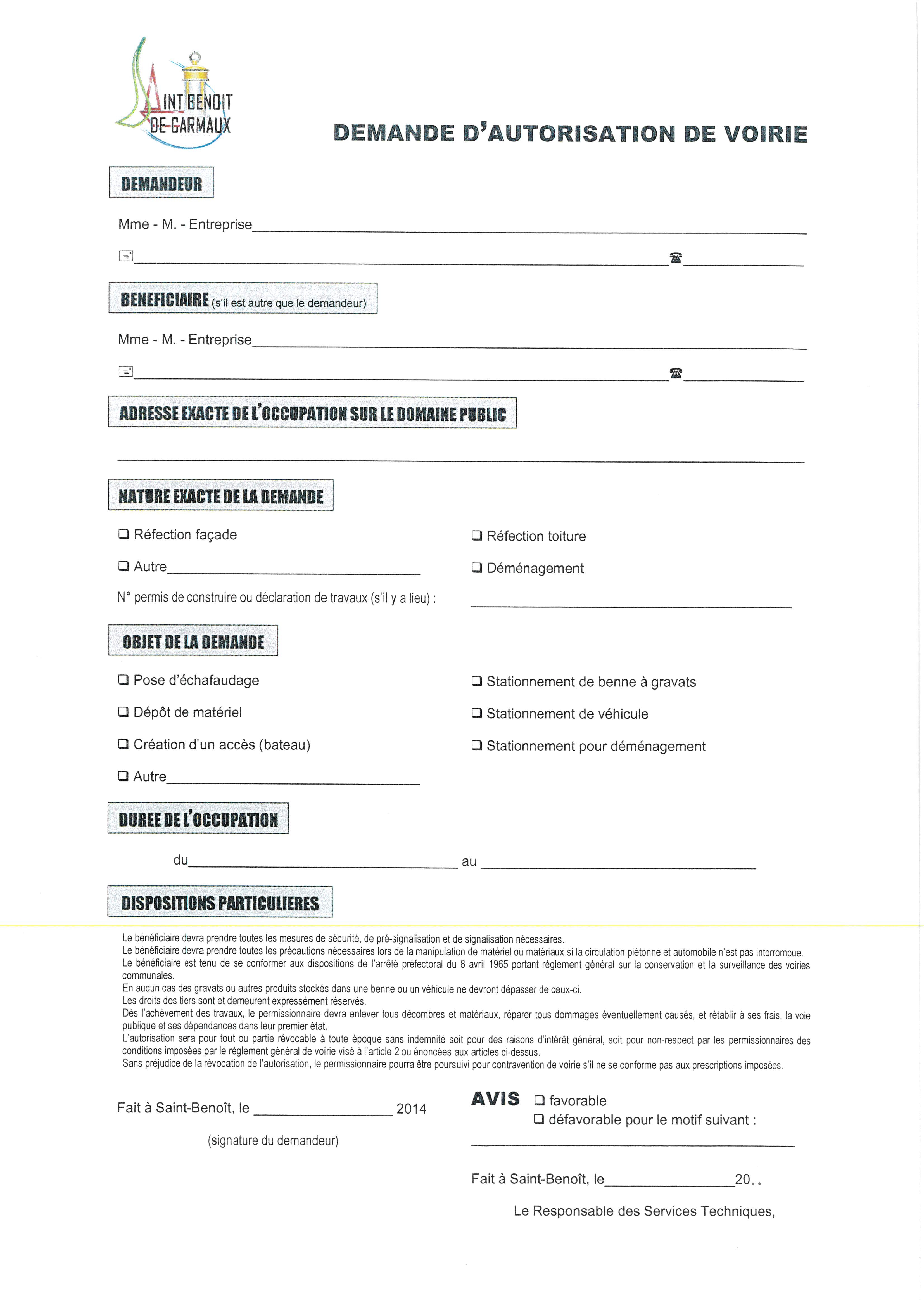 Activites Soumises A Autorisation Commune De Saint Benoit