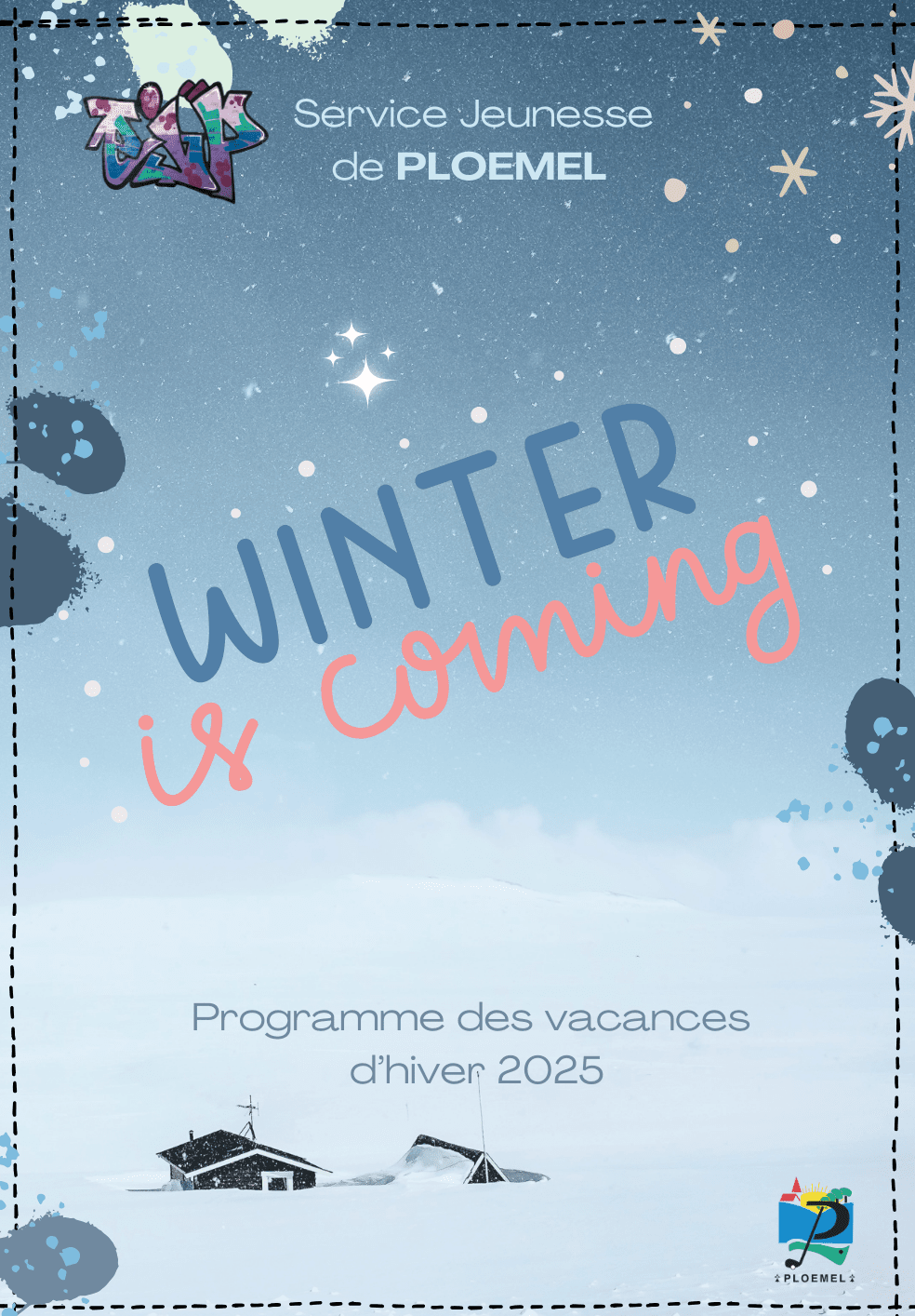 affiche présentetion programme espace jeunes intitulée "winter is coming"