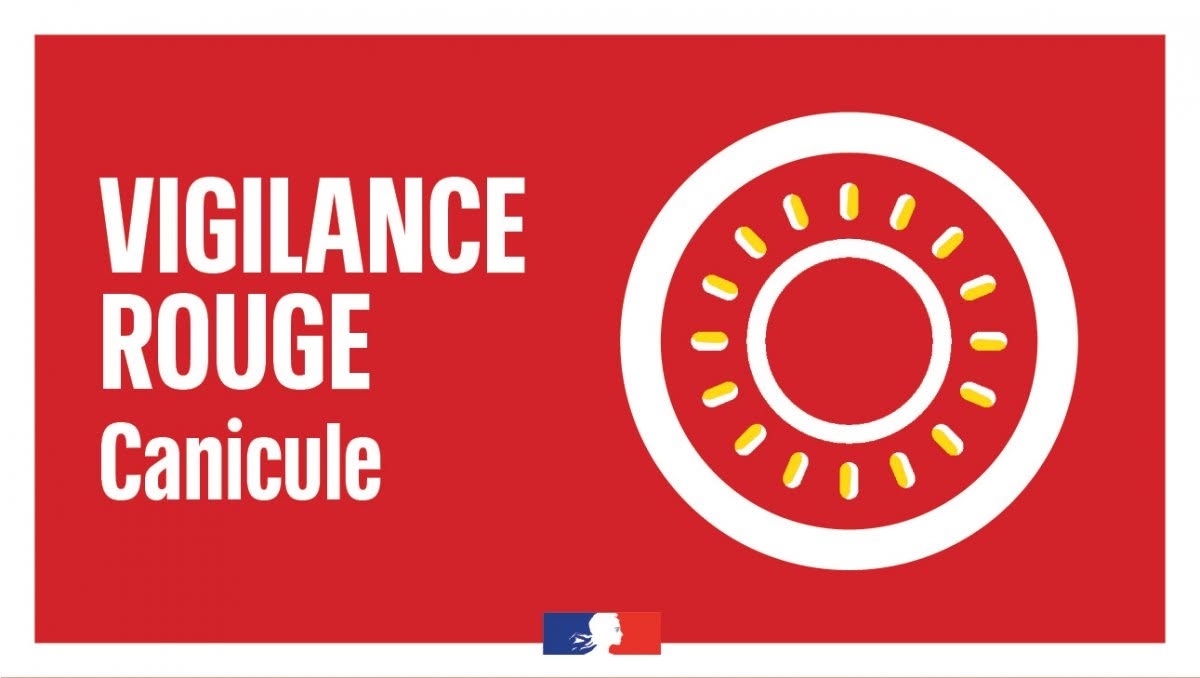 Logo vigilance rouge canicule