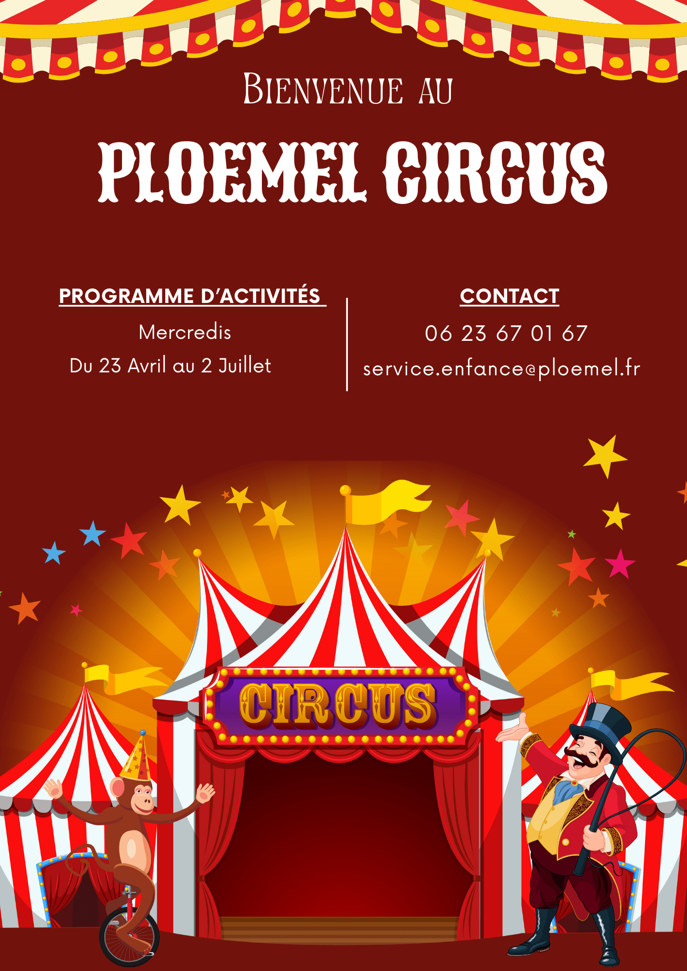 Affiche ALSH thème du cirque mercredi MaiJuin 2025.png