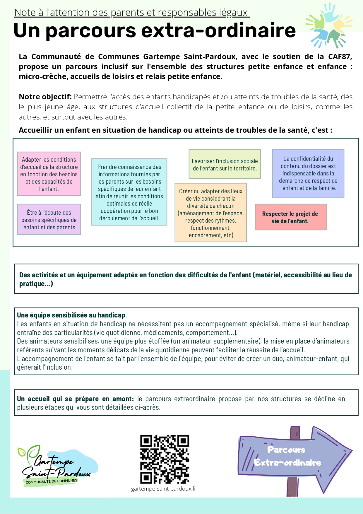 PEO handicap ou troubles santé