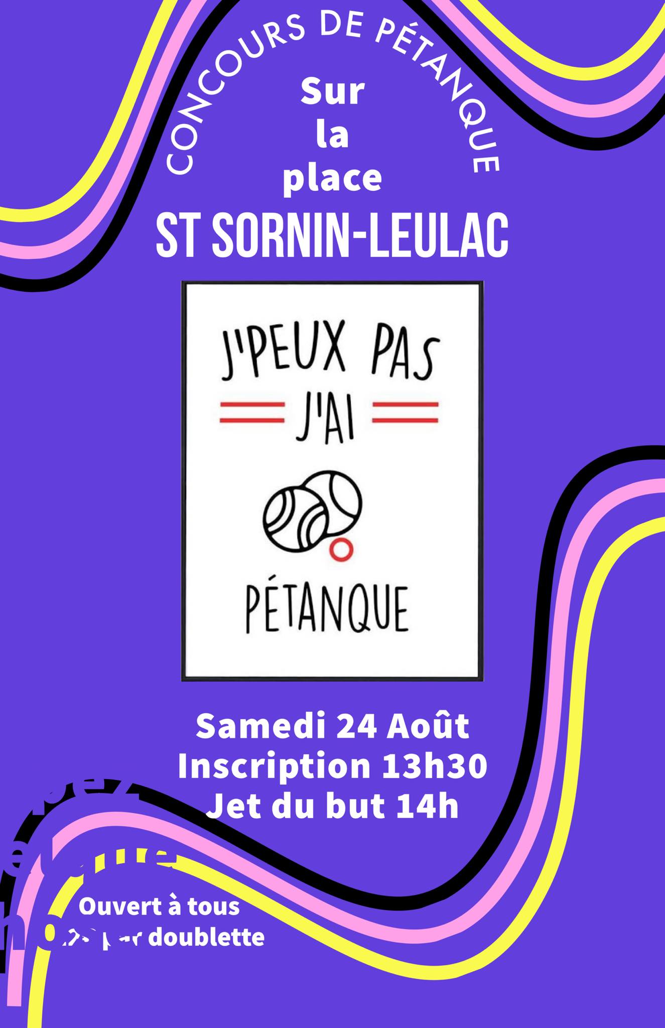 petanque st sornin