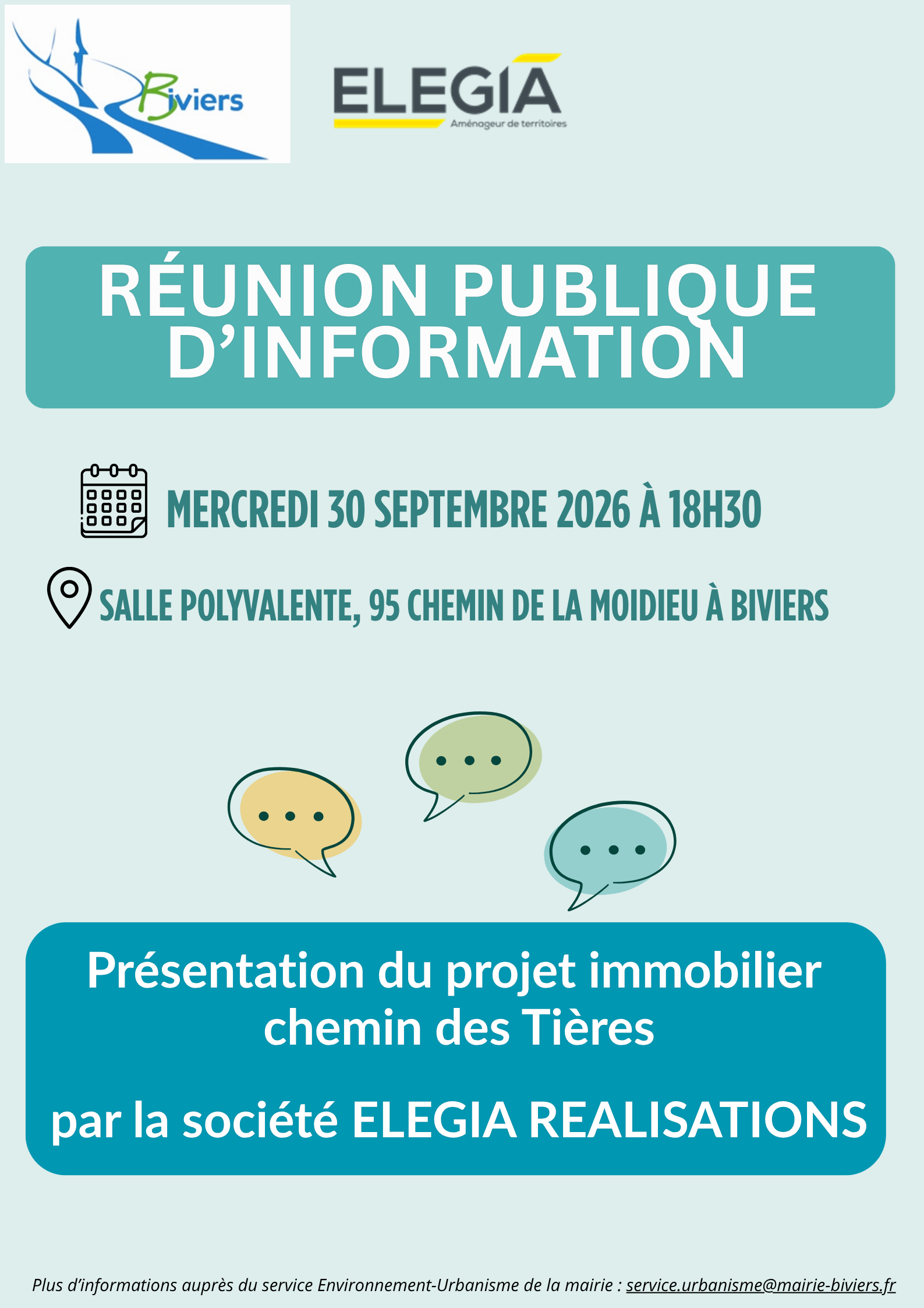Affiche Réunion Publique Moderne Minimaliste Vert Bleu Orange.png