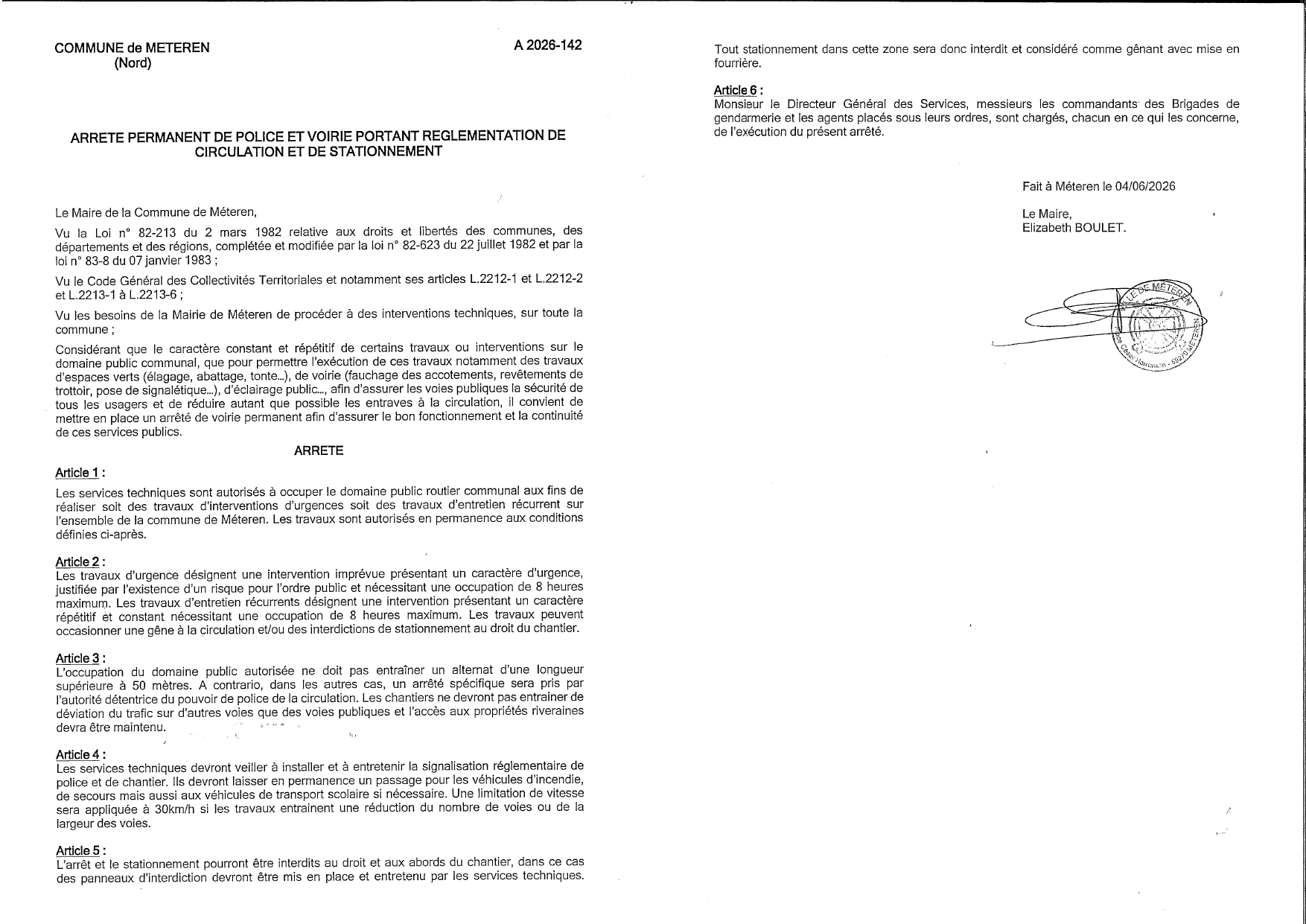 Arrêté permanent de voirie - agents technique 2026.jpg