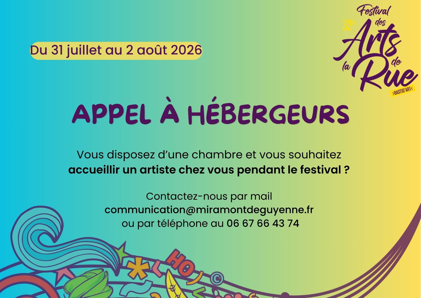 Vous disposez d’une chambre et vous souhaitez accueillir un artiste chez vous pendant le festival Contactez-nous par mail communication@miramontdeguyenne.fr ou par téléphone au 06 67 66 43 74.jpg