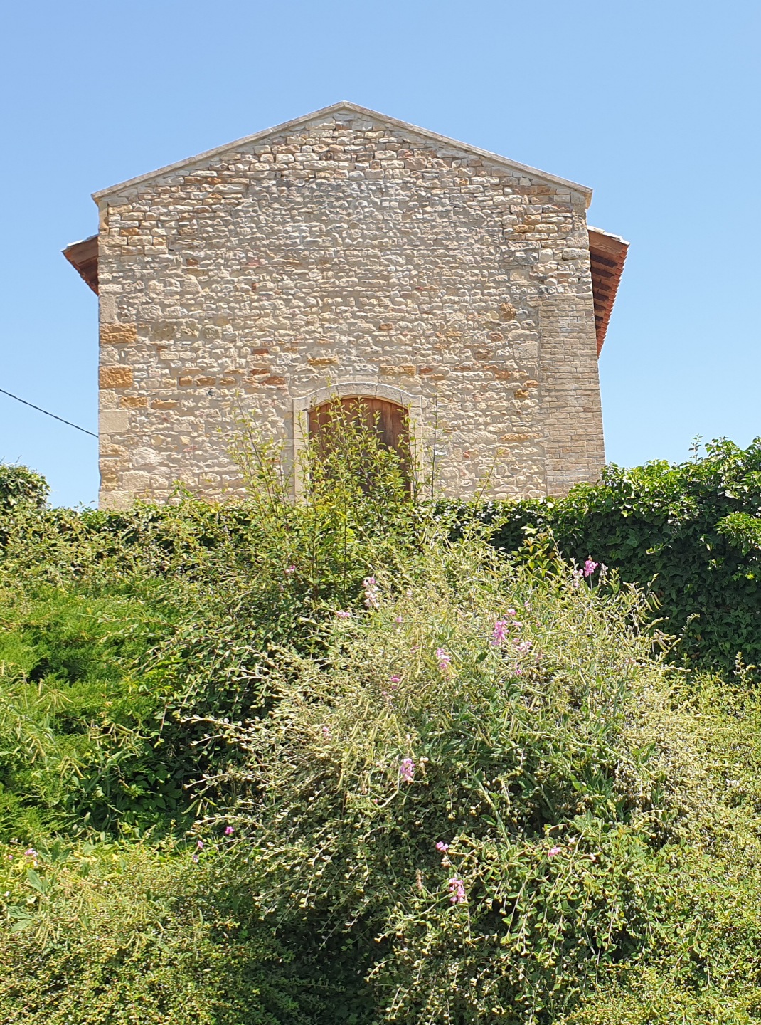 Chapelle couverte vue Ouest