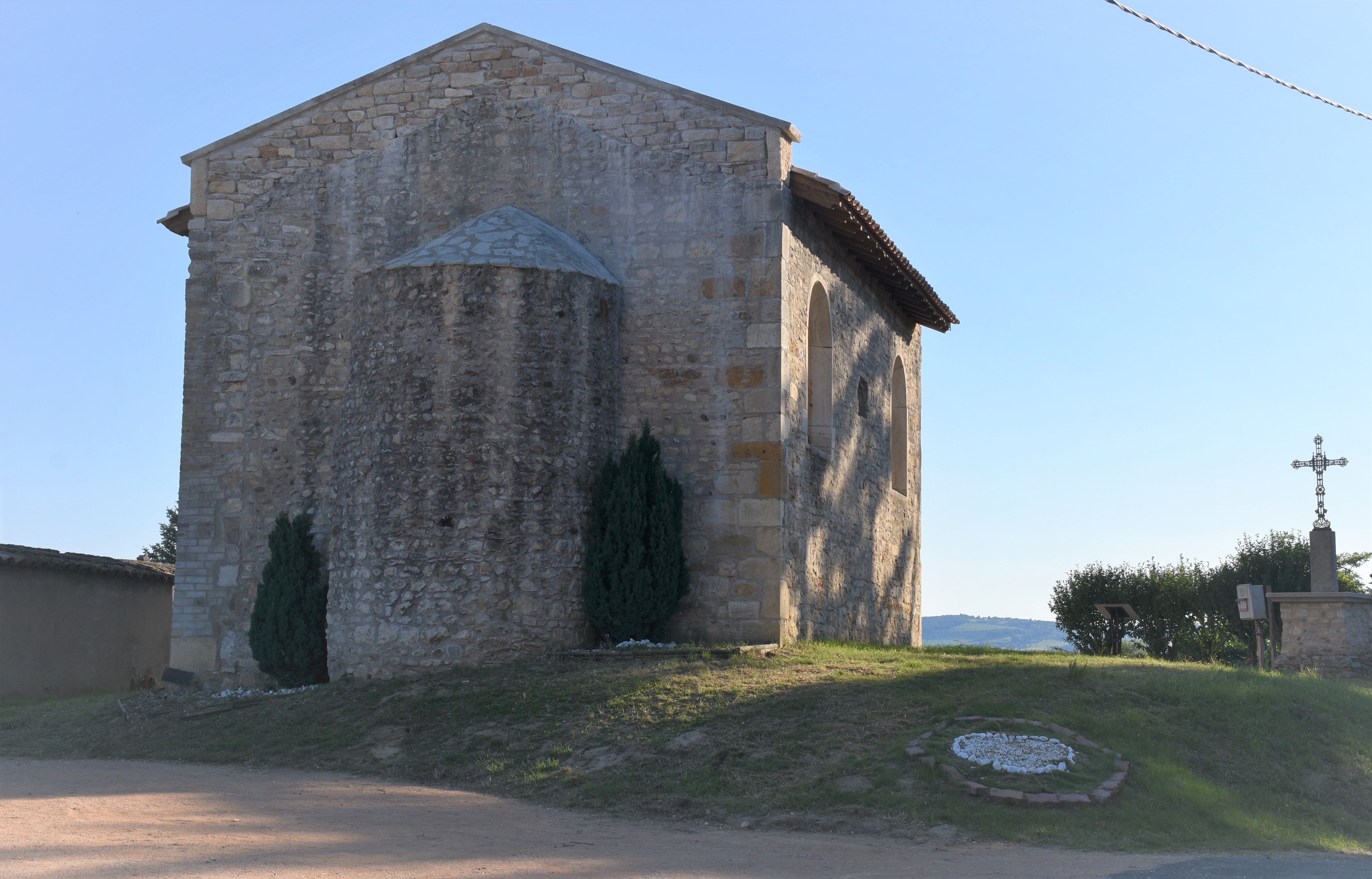 chapelle couverte vue abside