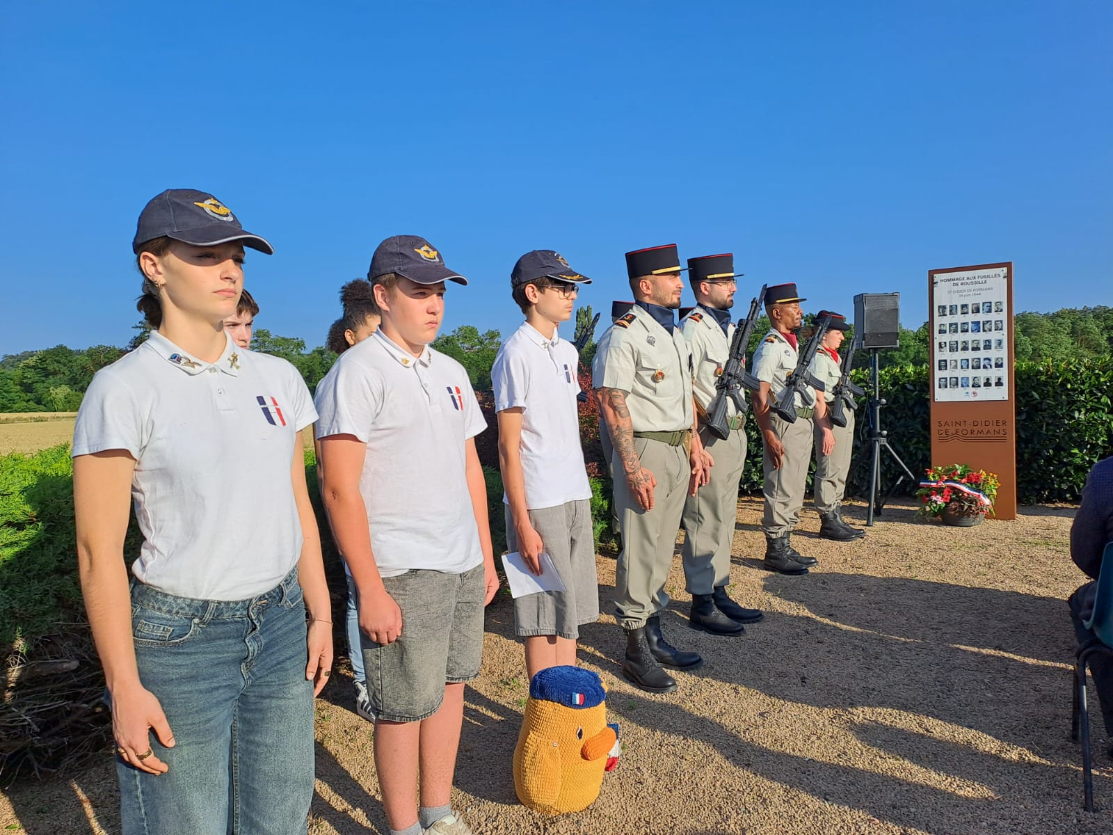 5. Collégiens Classe de Défense de Vonnas