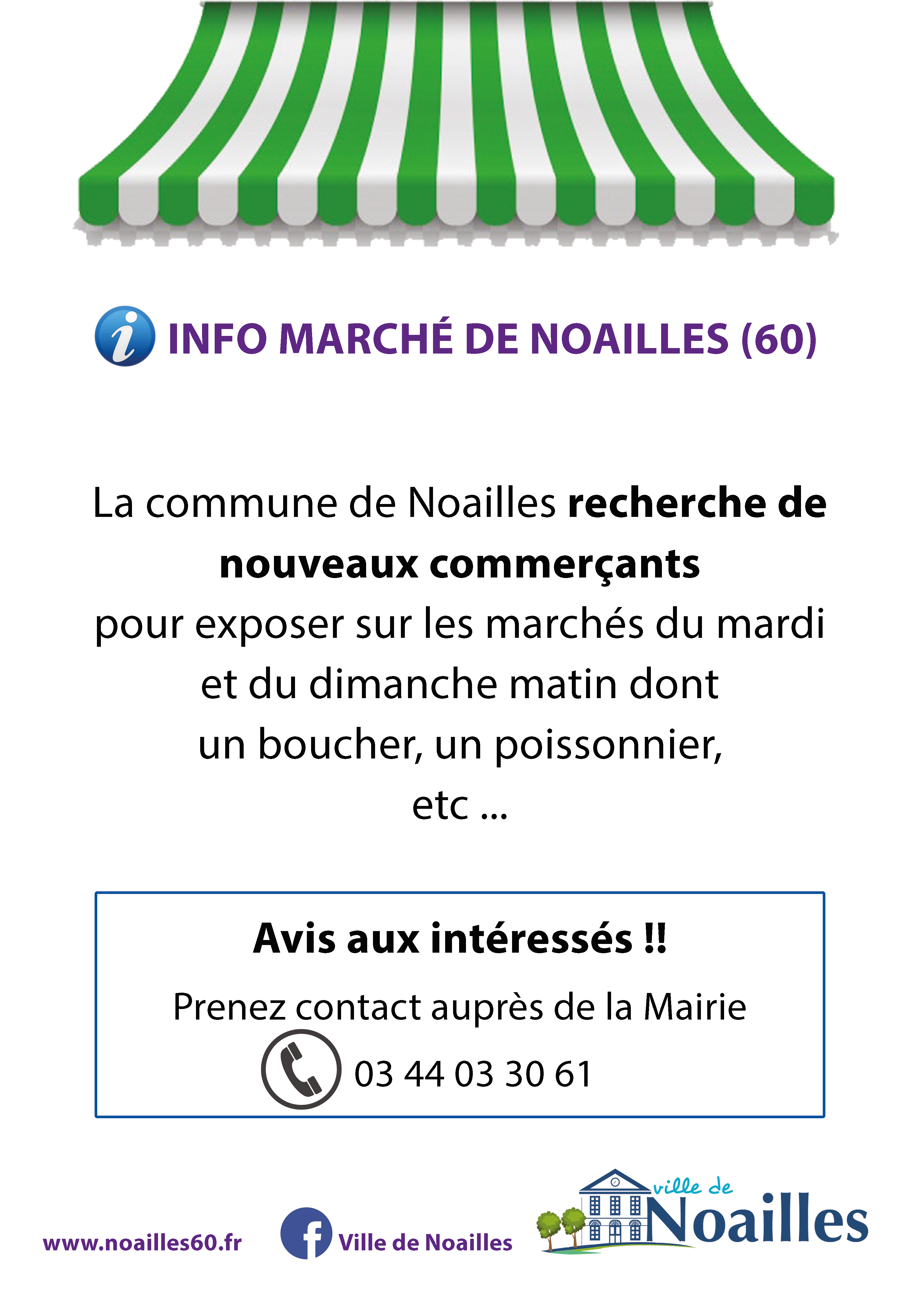 Du nouveau !  Mairie de Noailles