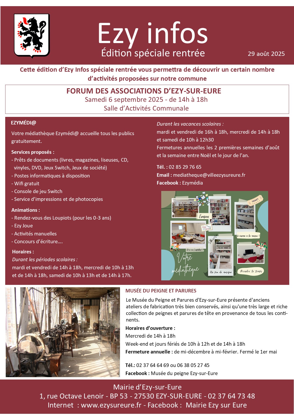 Ezy infos - Associations - septembre 2025 - page de garde.jpg