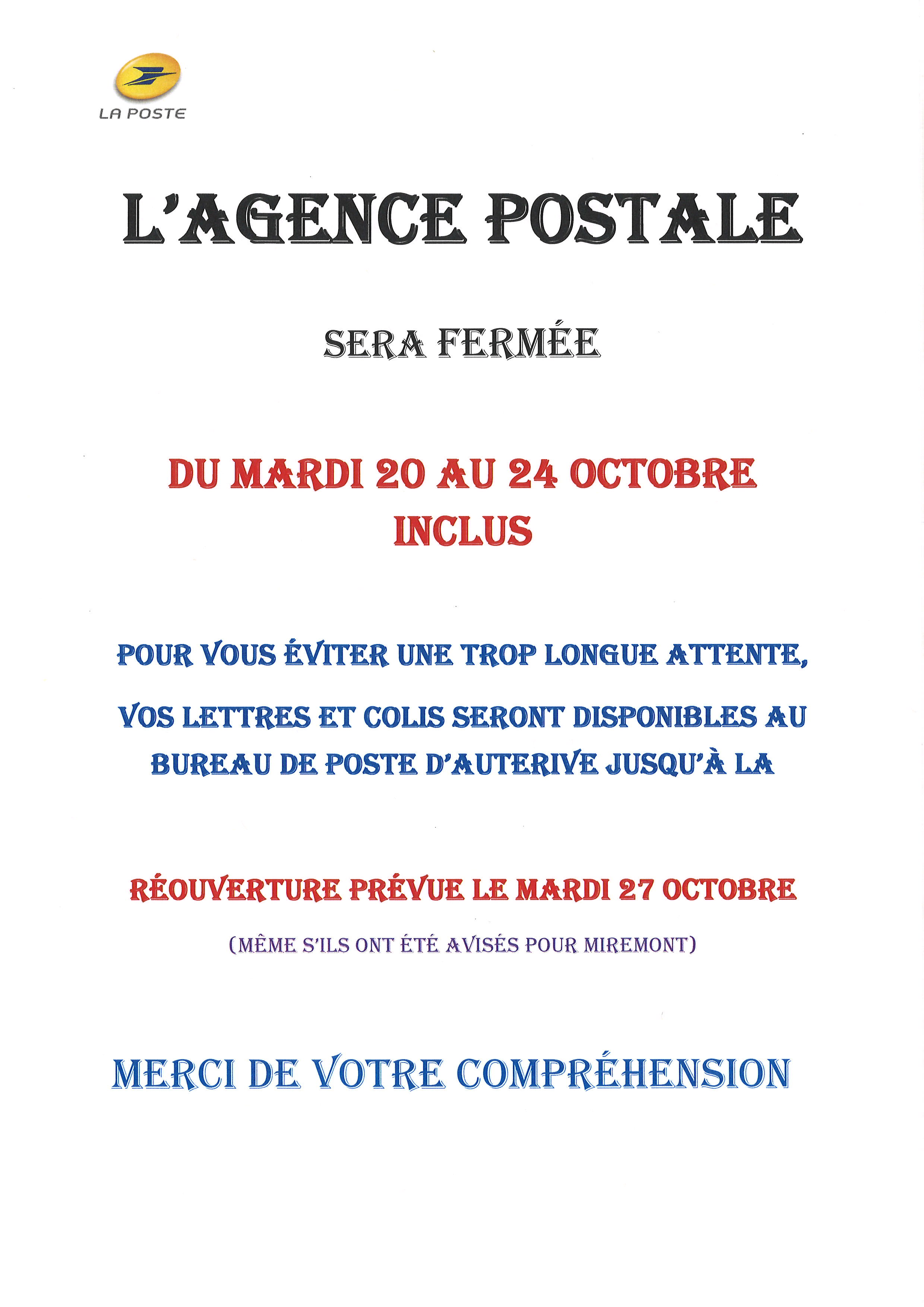 2026.10.16  La poste fermeture VACANCES Octobre.jpg