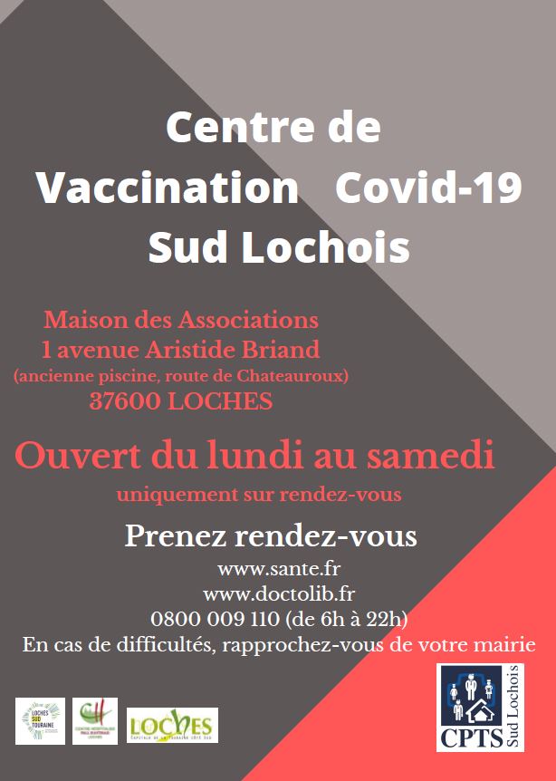 Affiche centre vaccination Loches.JPG