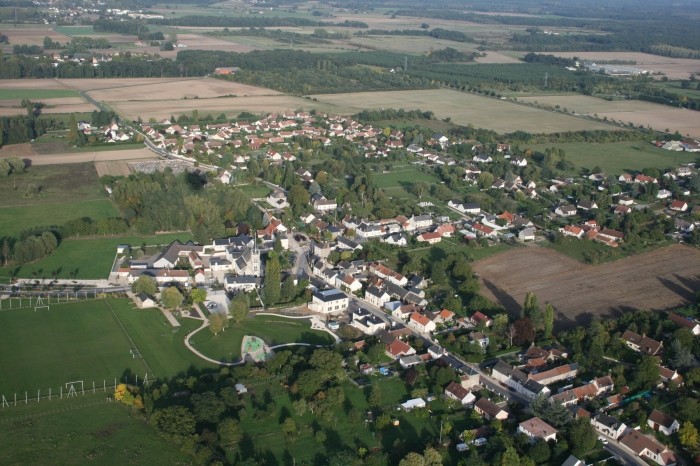 Village vue aérienne