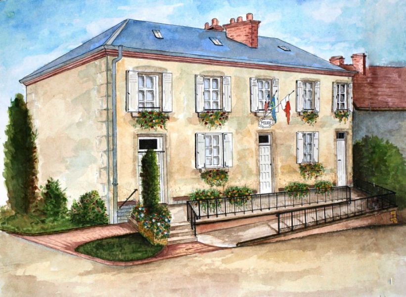 Aquarelle Mairie