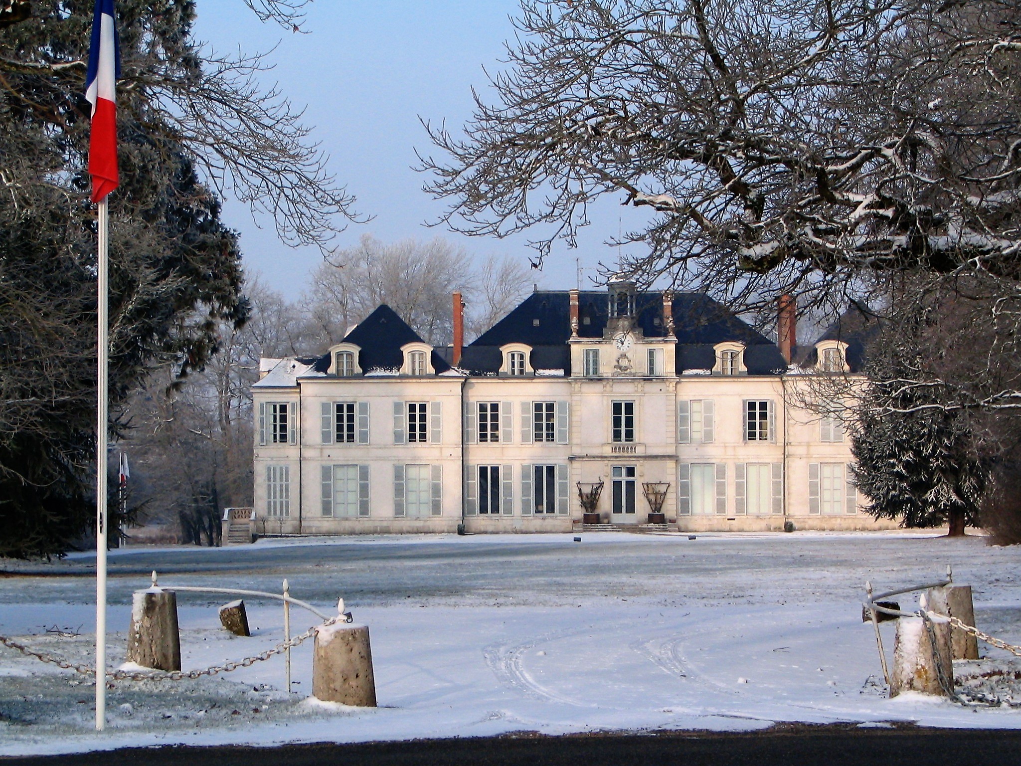 Chateau sous la neige