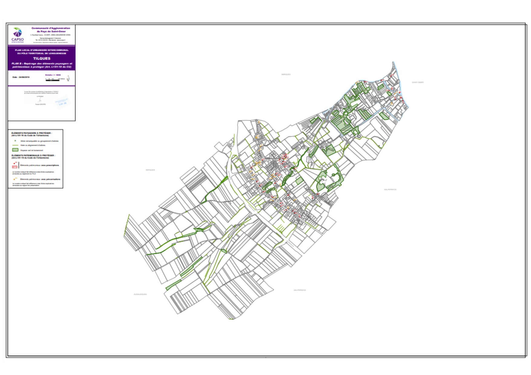 Plan   repérage des éléments paysagers et patrimauniaux à protéger.jpeg.jpg