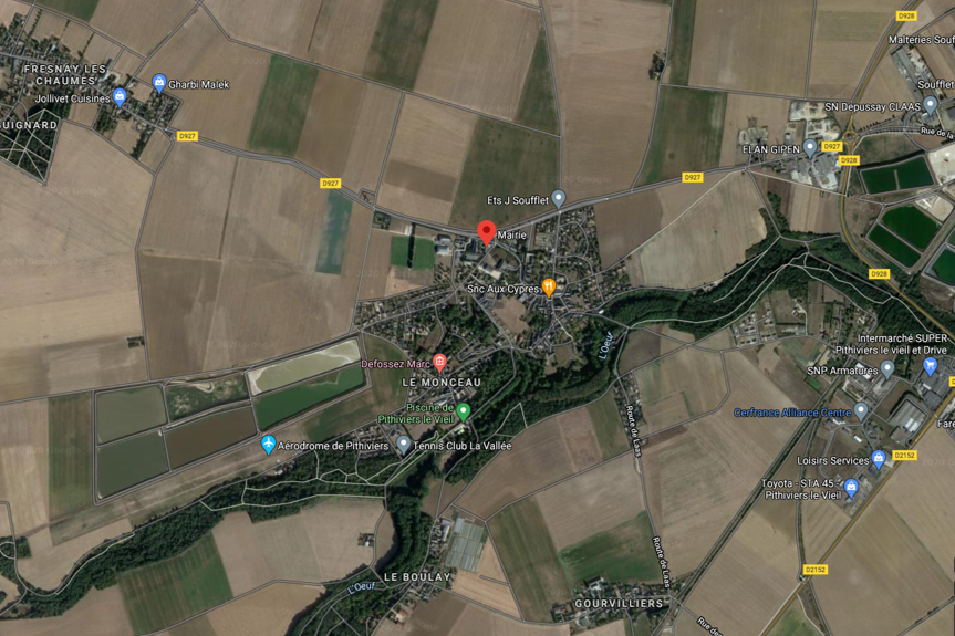 Plan/Accès Commune de PithiviersleVieil