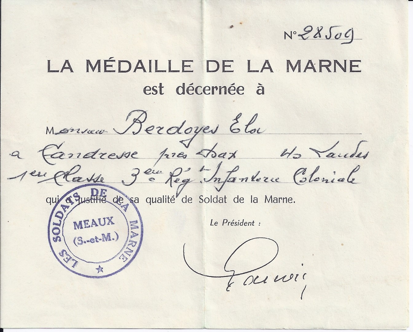 14-18 Médaille de la Marne BERDOYES Jeanti.jpg