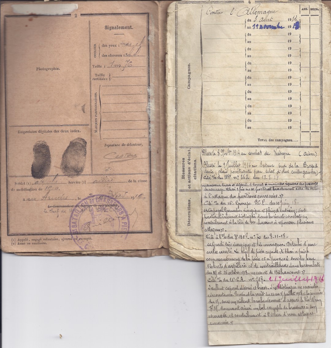 14-18 CESTAC Lucien Livret militaire 2.jpg