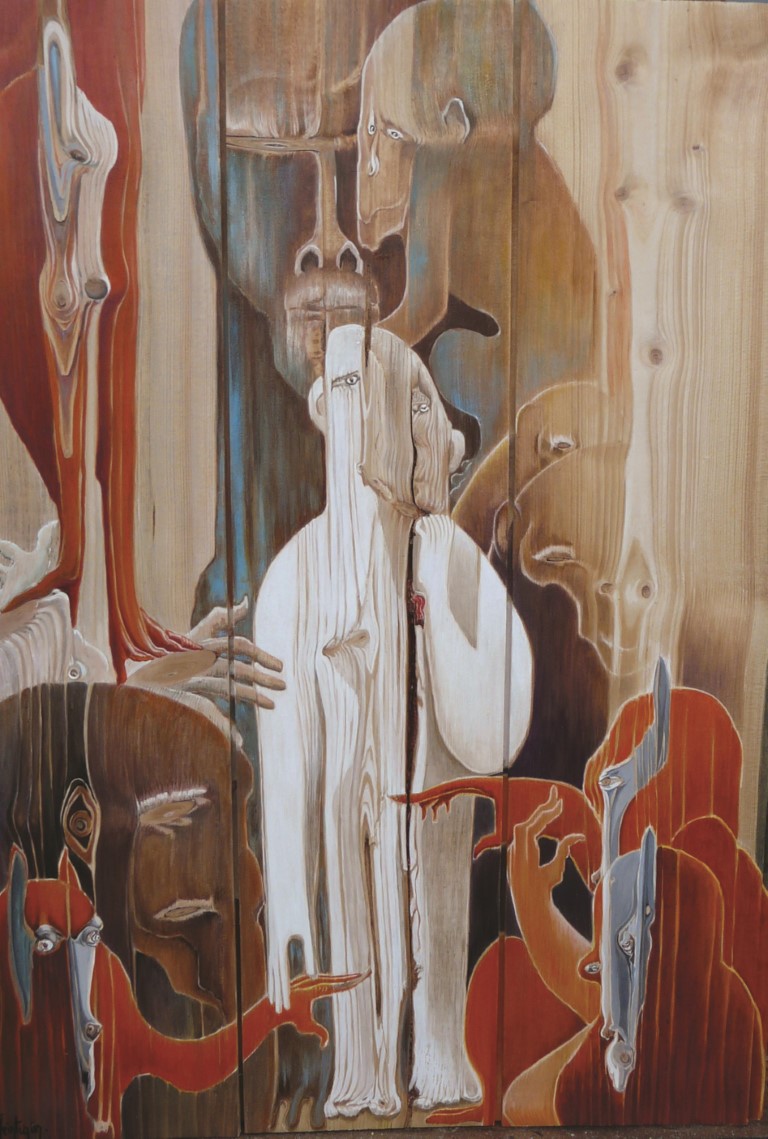 3. L_Egaré. Acrylique sur parquet.  56x40cm. 2014 _Moyen_.JPG