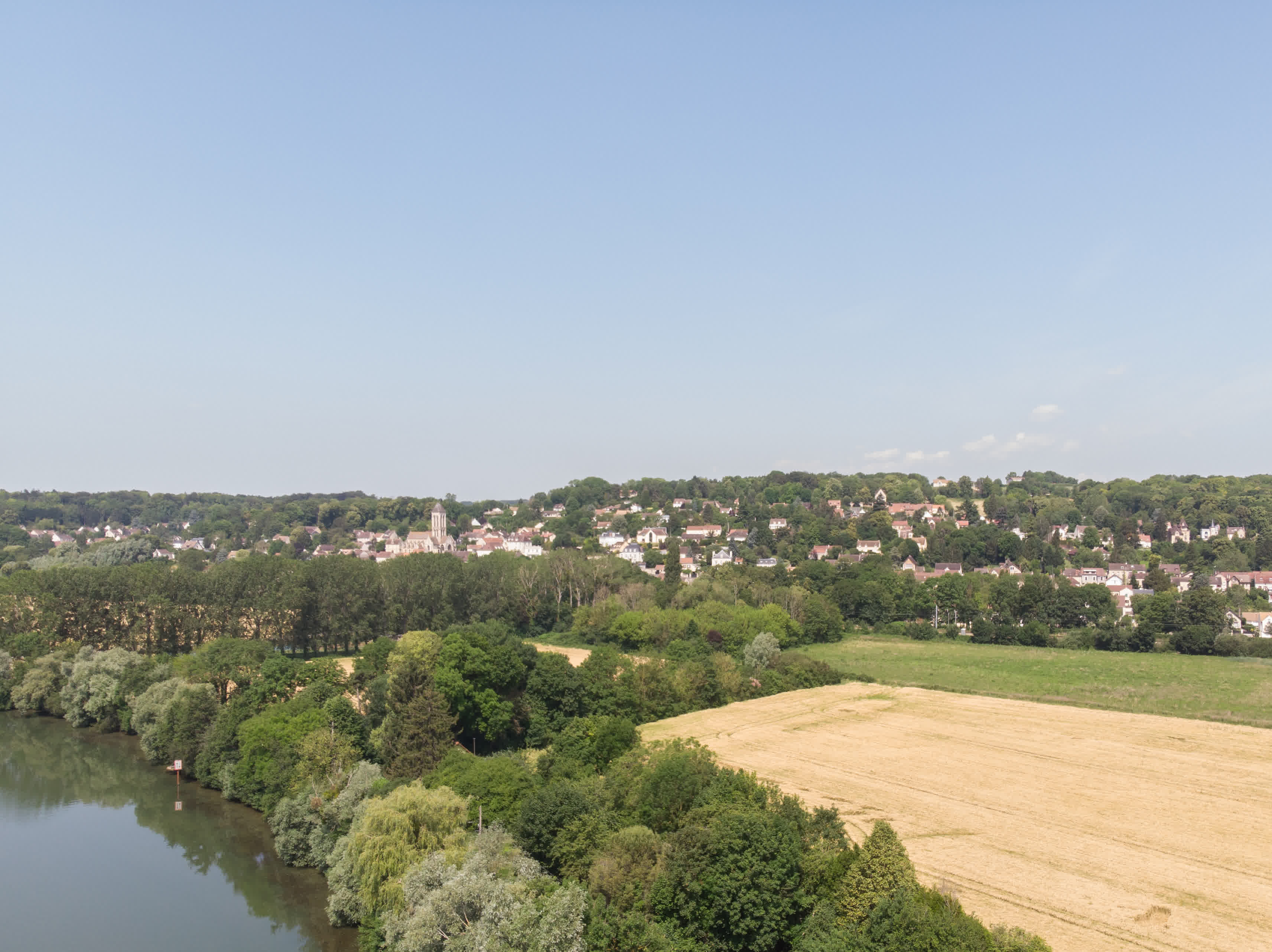 Vue aérienne Beaumont-sur-Oise