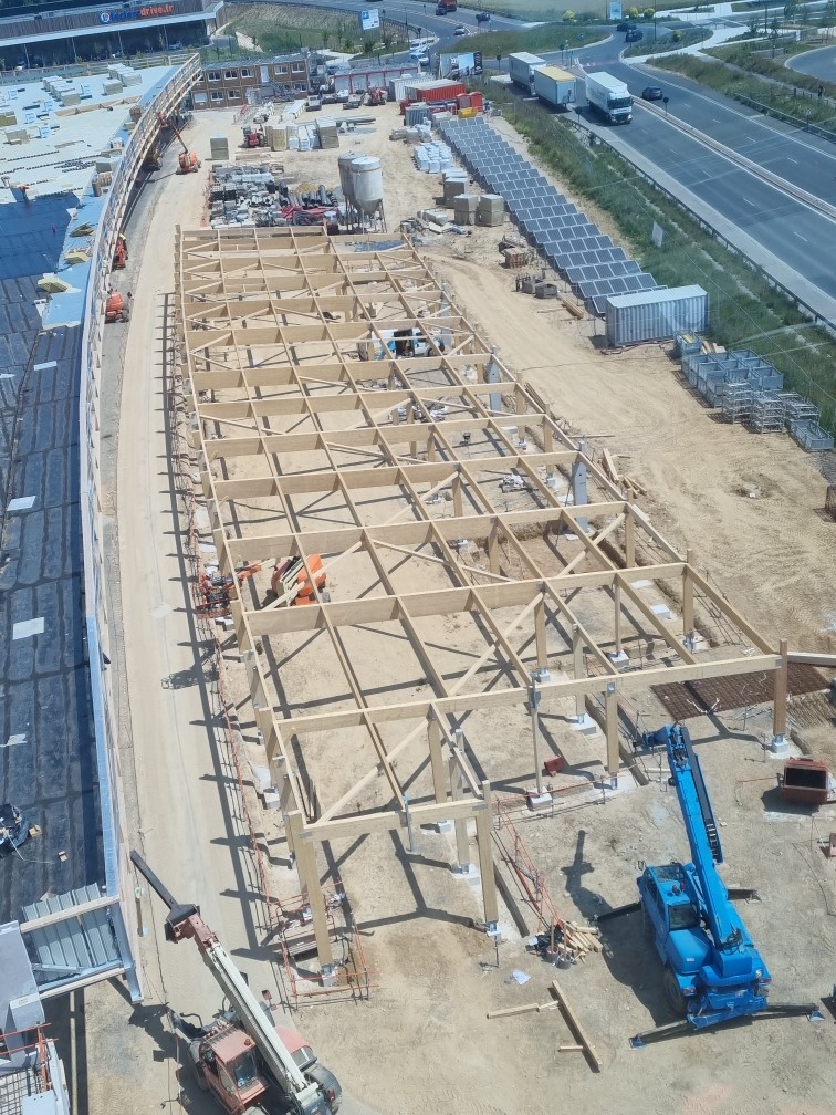 Travaux Phase 2 - Pause de la structure