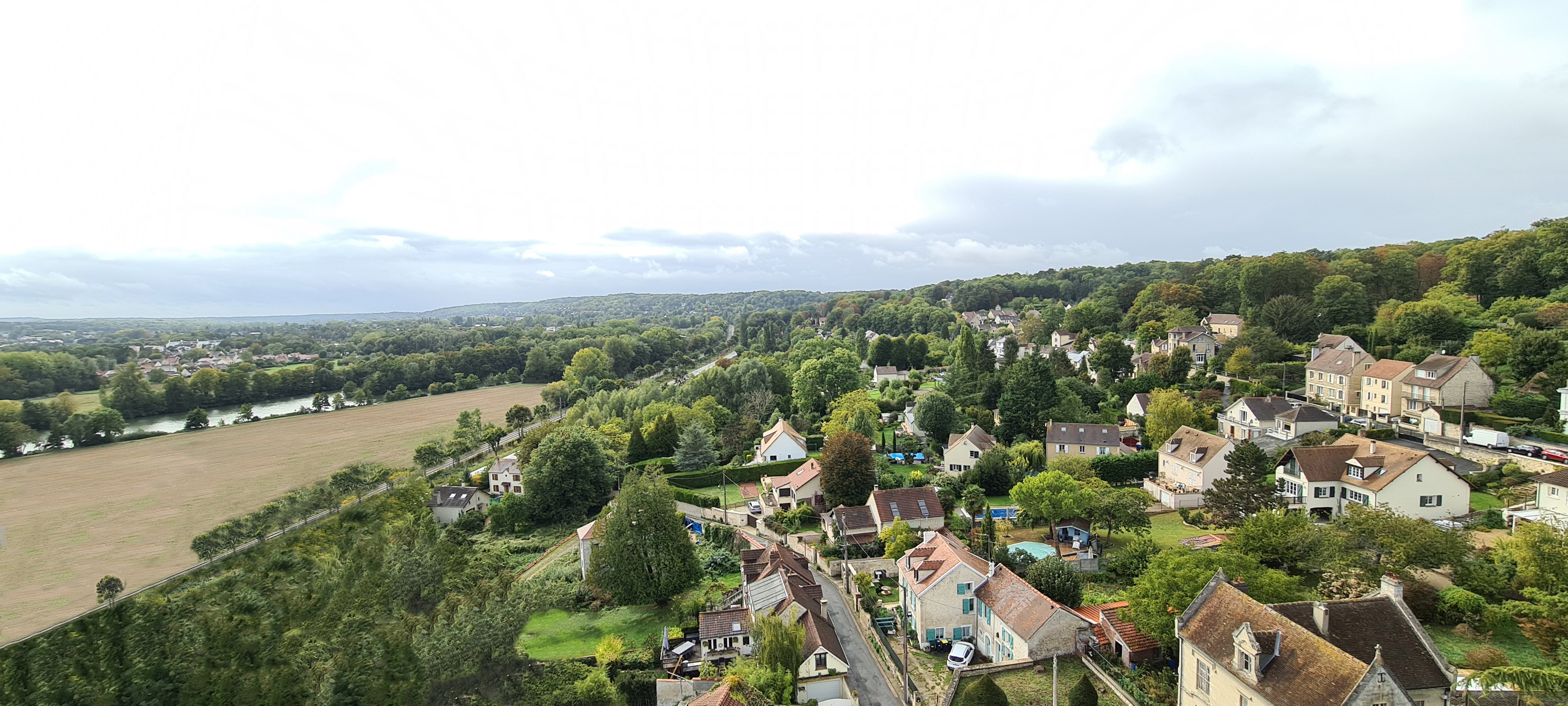 Vue aérienne Champagne-sur-Oise
