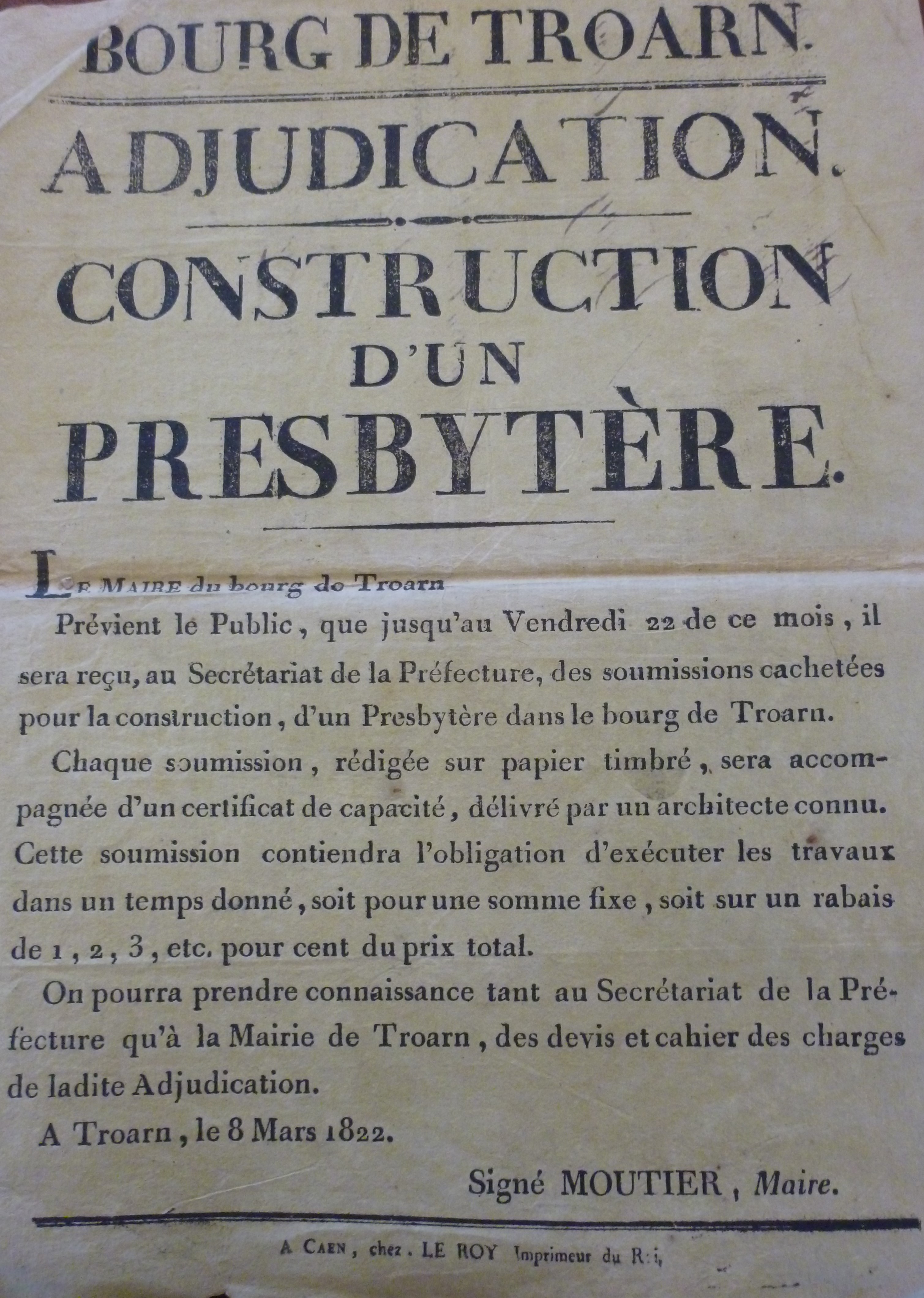 presbytère affiche adjudication 1822.03.08.JPG