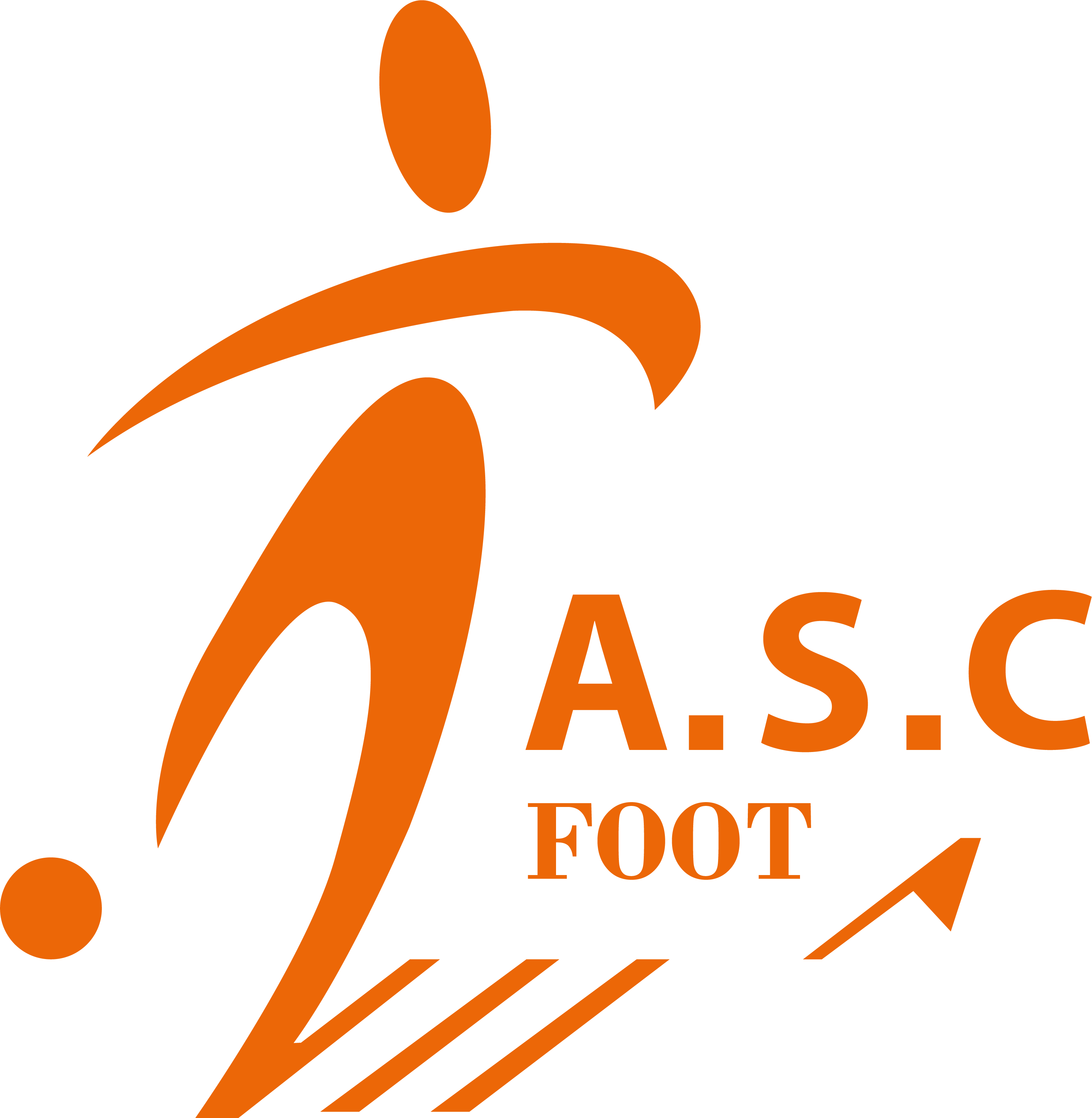 NOUVEAU Logo Orange ASC Foot.png