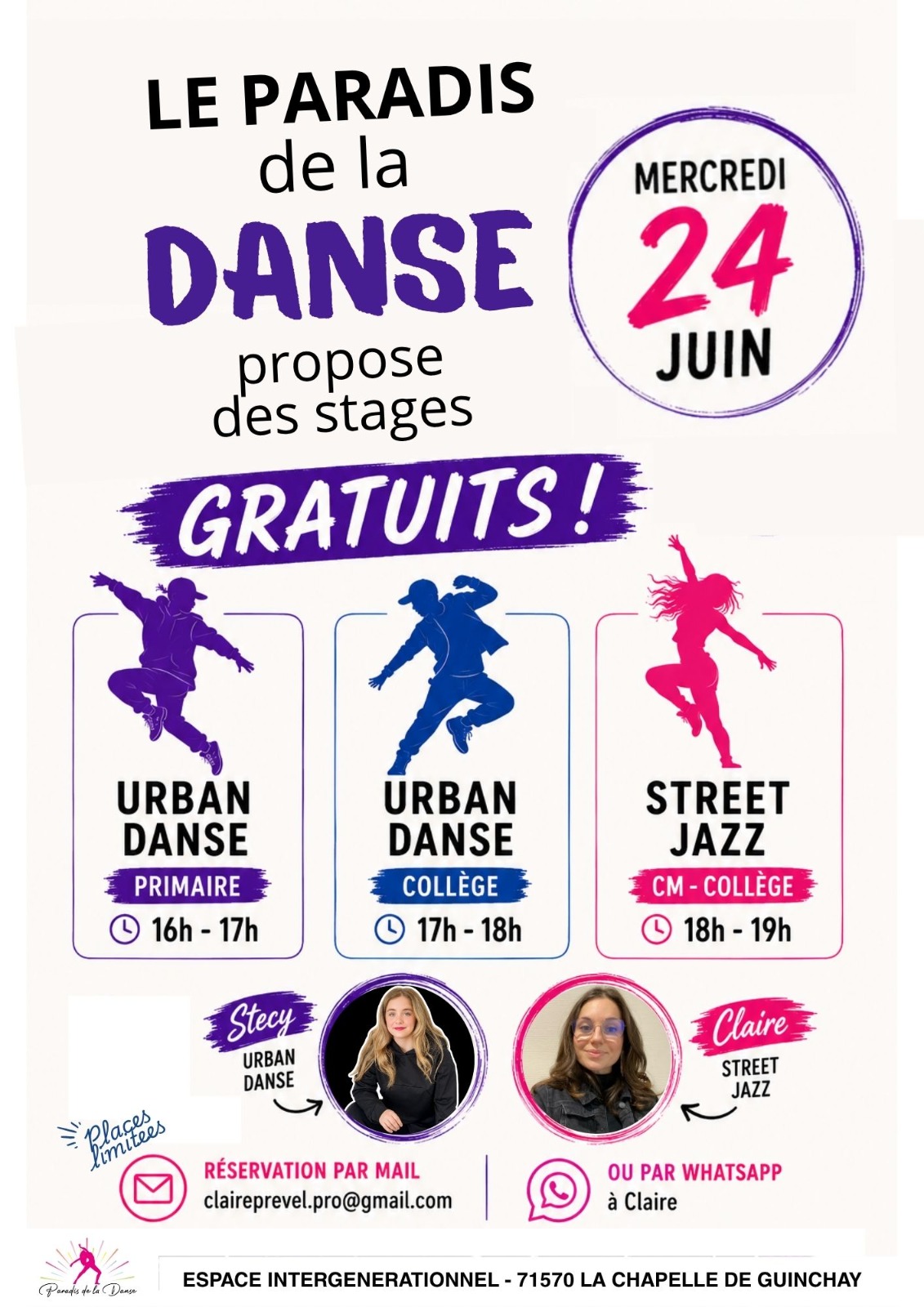 Stage de Danse gratuit