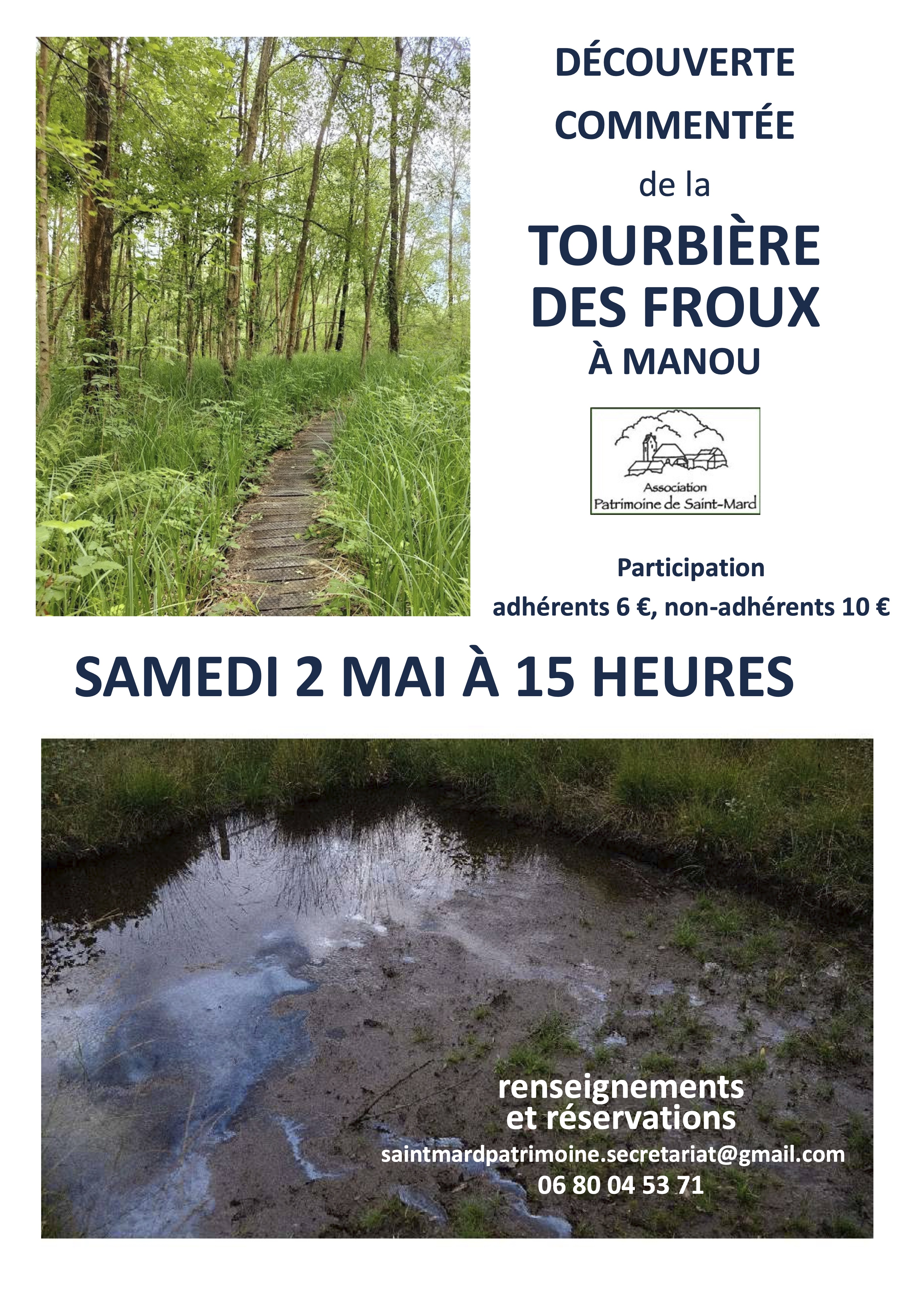 Prochaine sortie de l'association Patrimoine de Saint-Mard